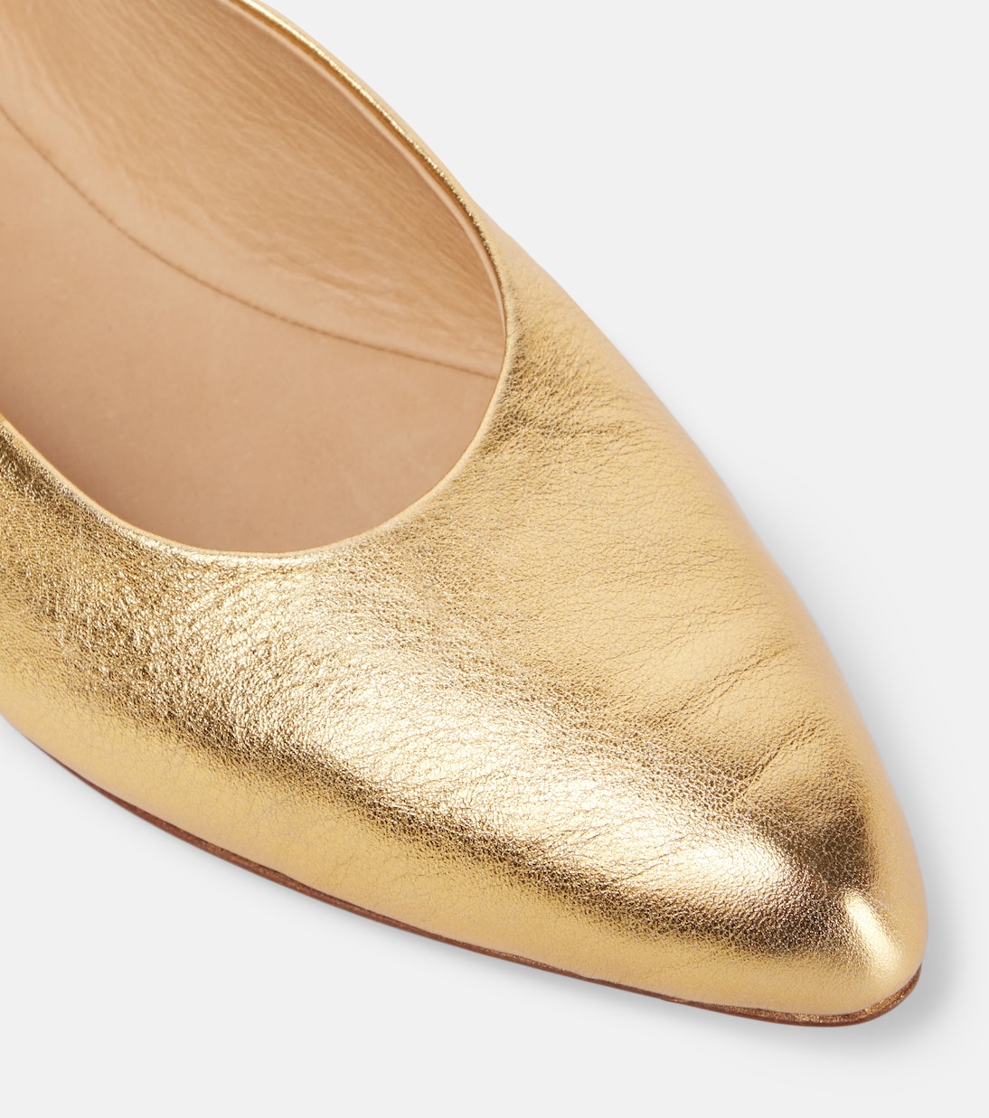Andre metallic leather ballet flats | Gabriela Hearst