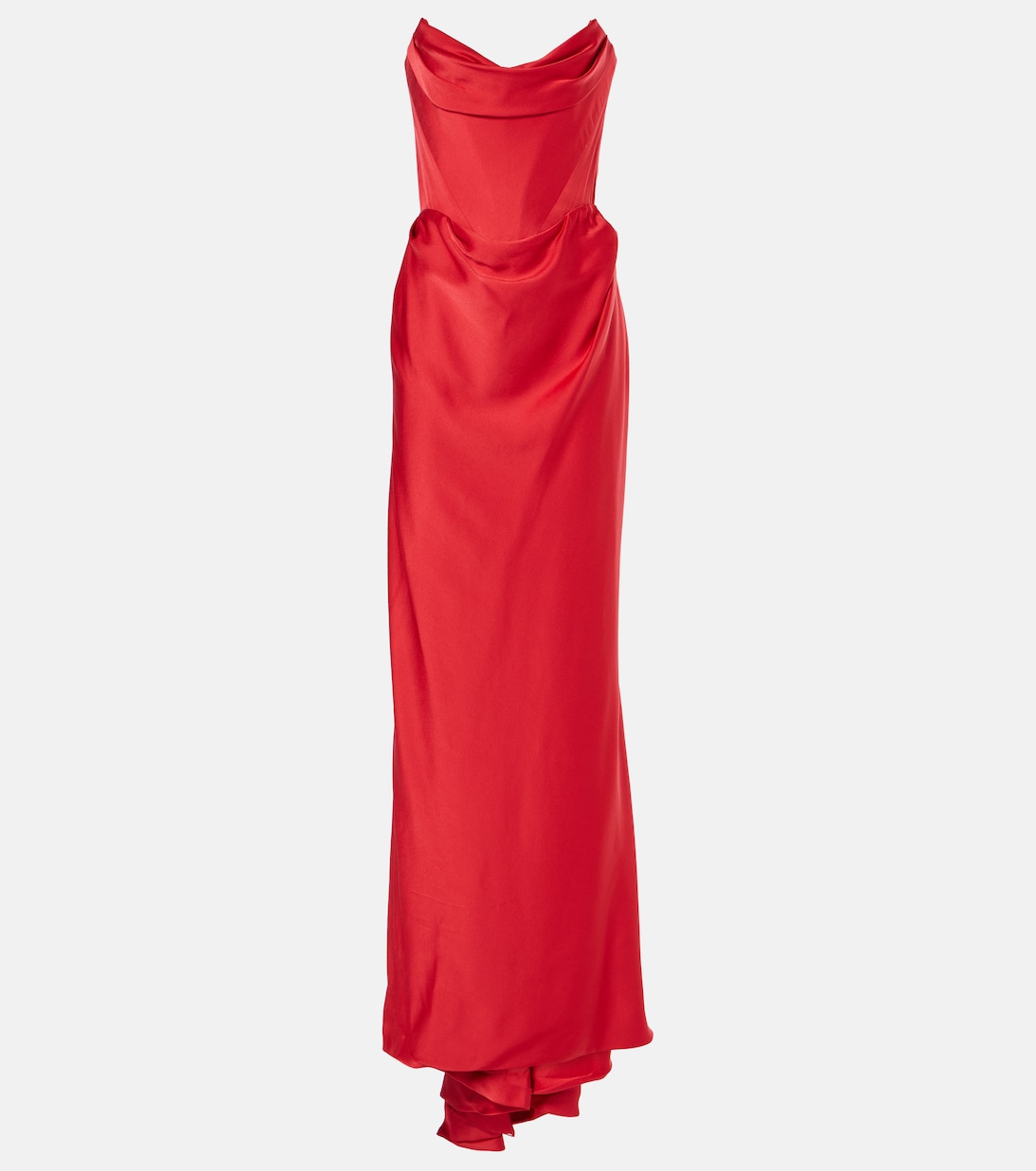 Off-shoulder satin gown | Vivienne Westwood