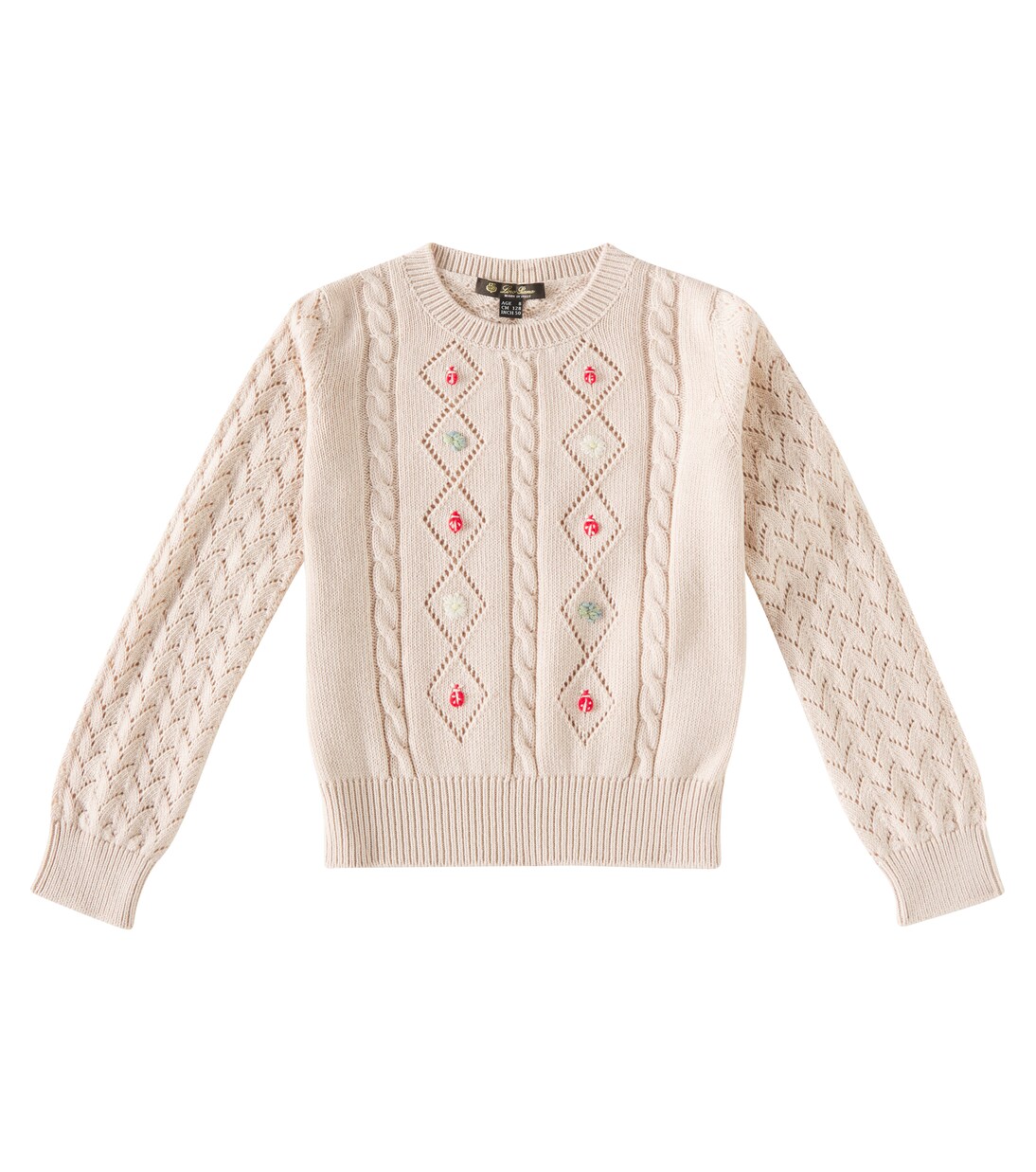 Cotton and cashmere sweater | Loro Piana Kids