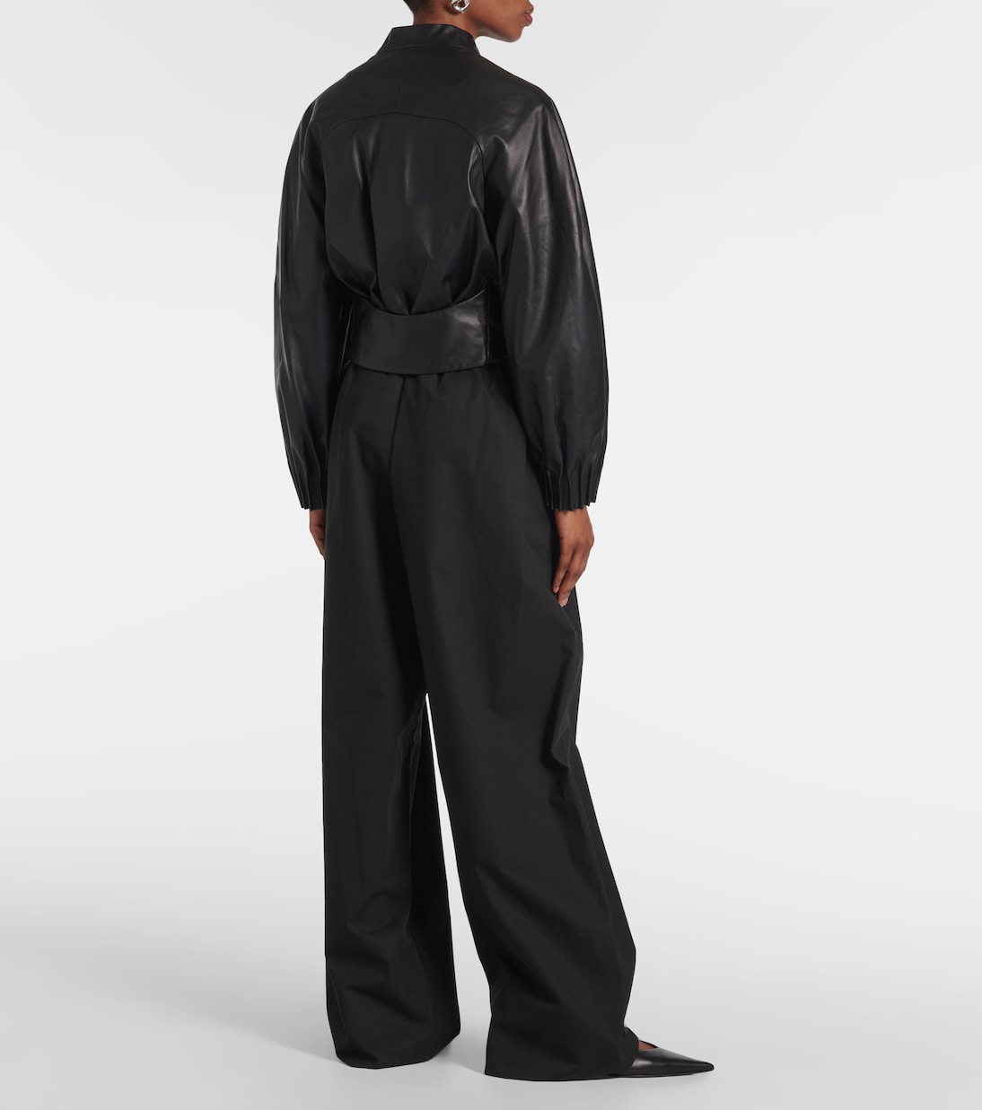 Cropped-Lederjacke Aram | Fforme