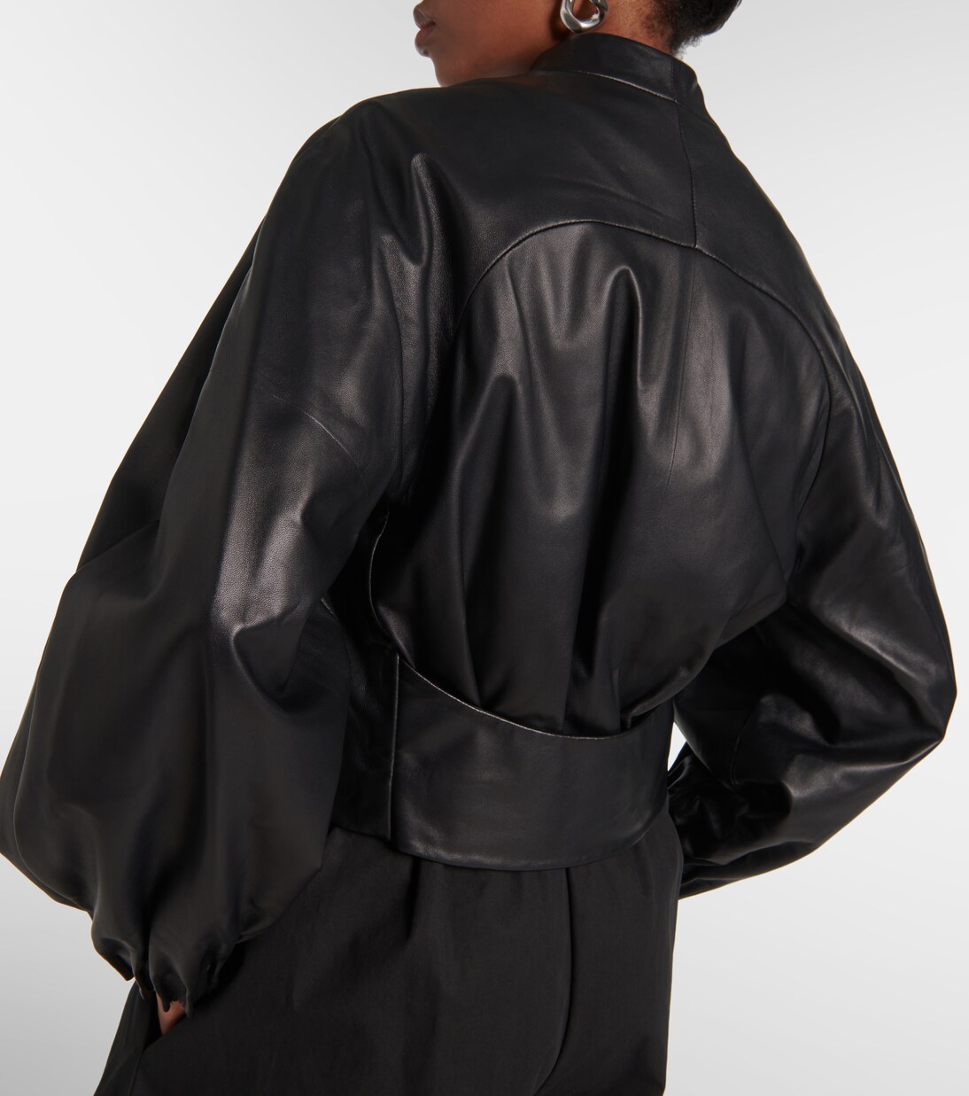 Cropped-Lederjacke Aram | Fforme