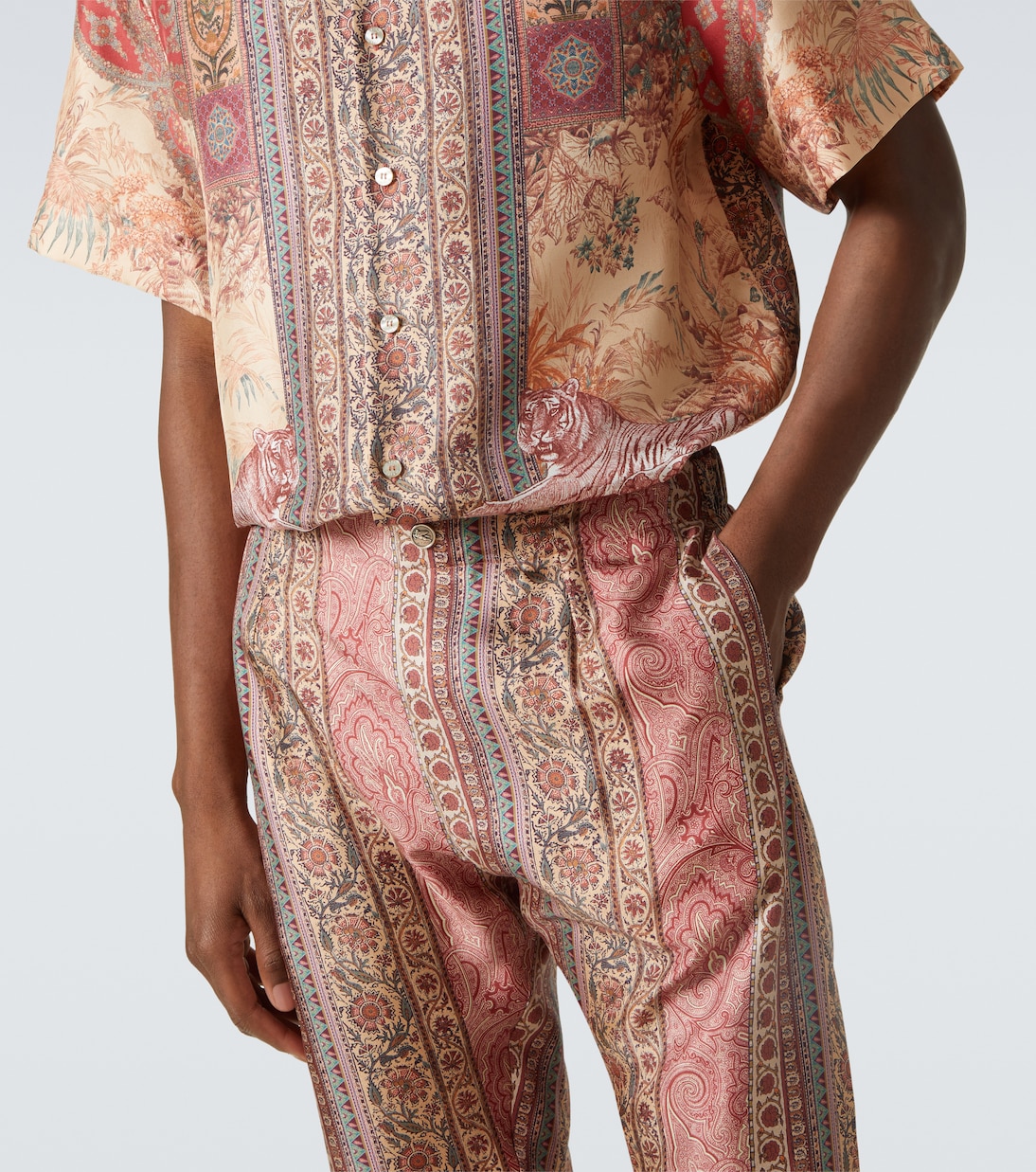 Gerade Hose aus Seide | Etro