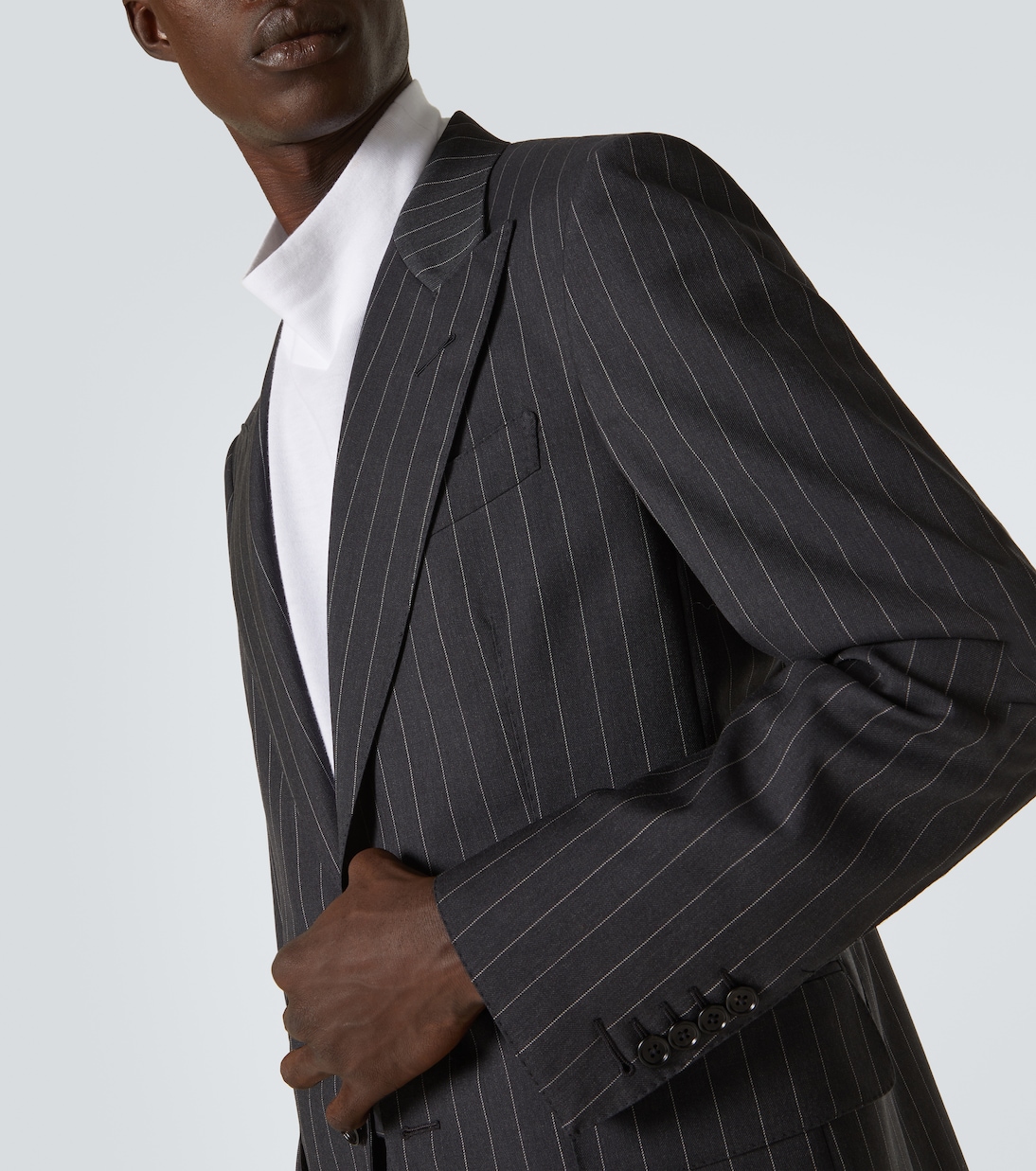 Pinstripe wool and mohair suit | Tom Ford