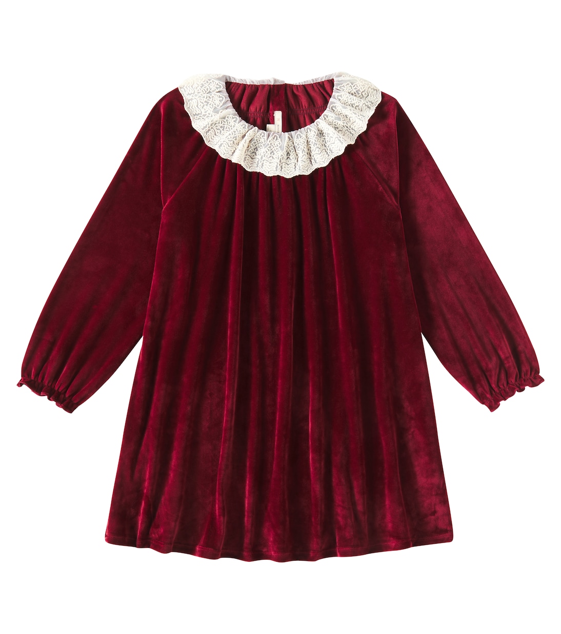 Venola lace-trimmed velvet dress | Konges Sløjd