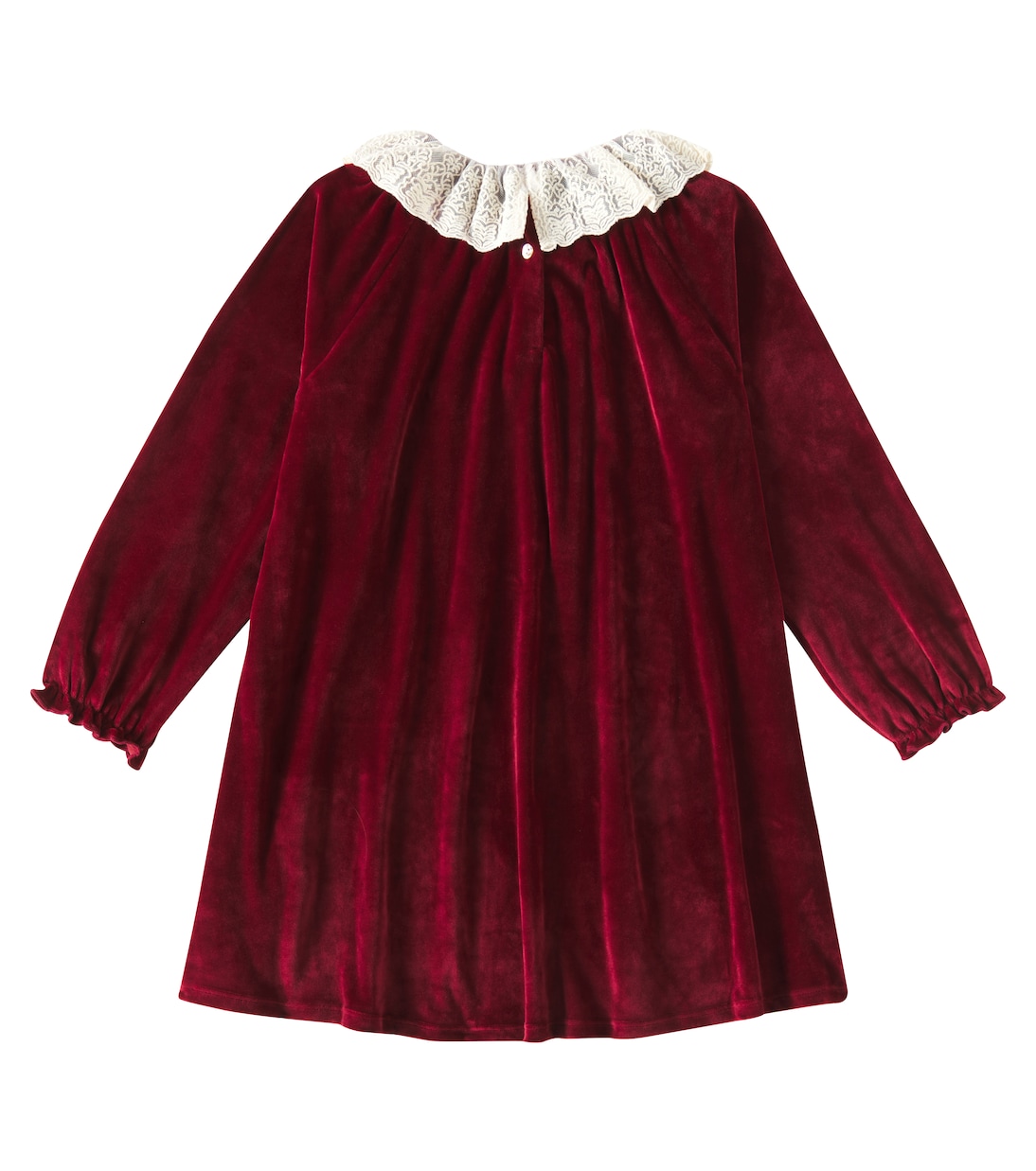 Venola lace-trimmed velvet dress | Konges Sløjd