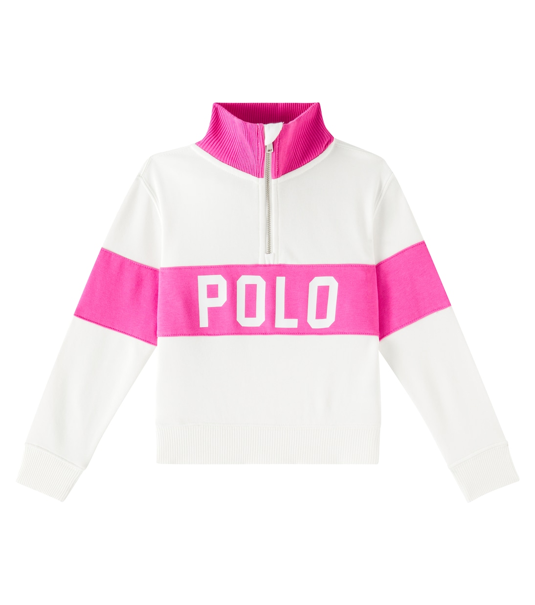 Logo cotton-blend terry polo sweater | Polo Ralph Lauren Kids