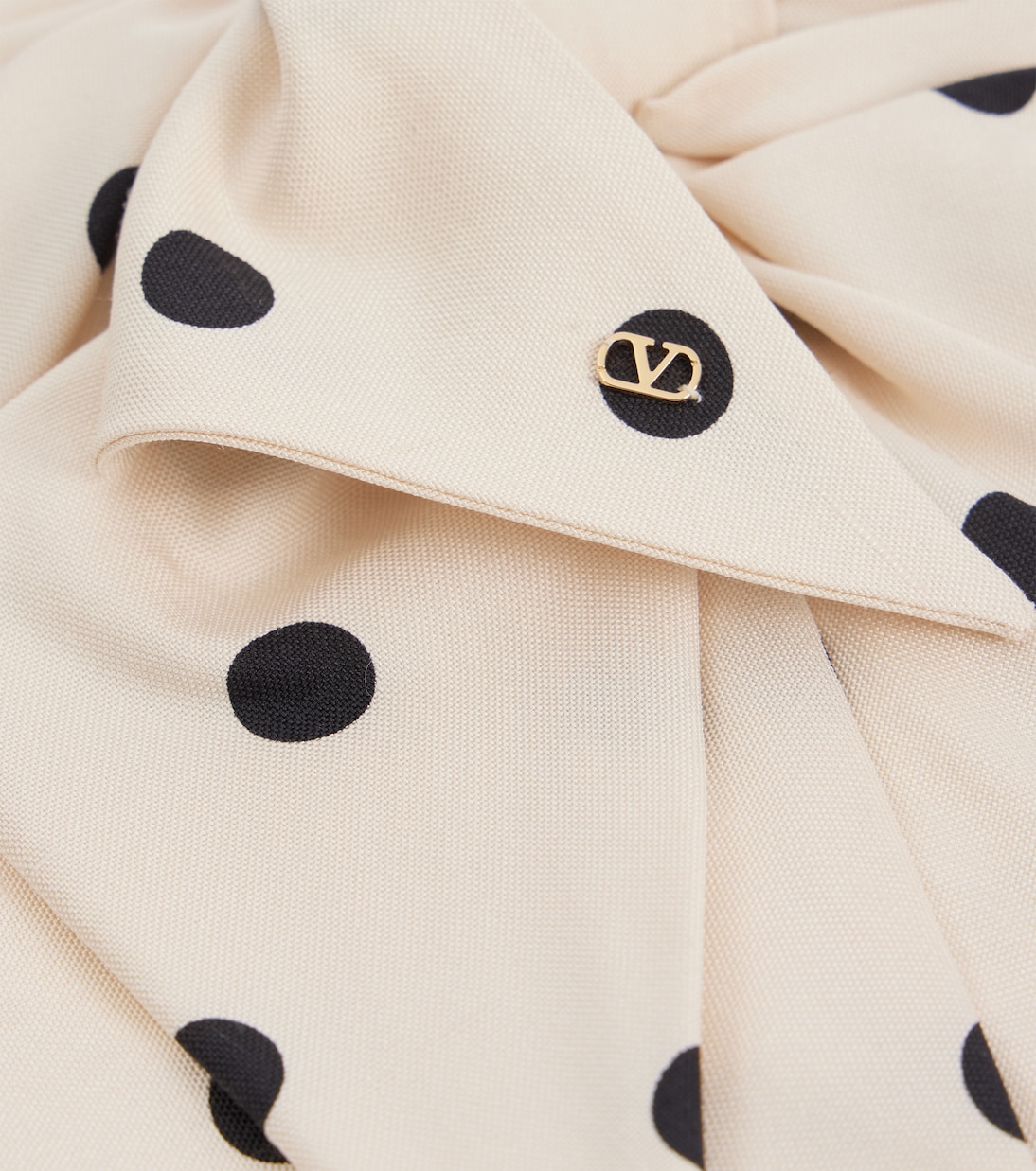 波点真丝头巾 | Valentino