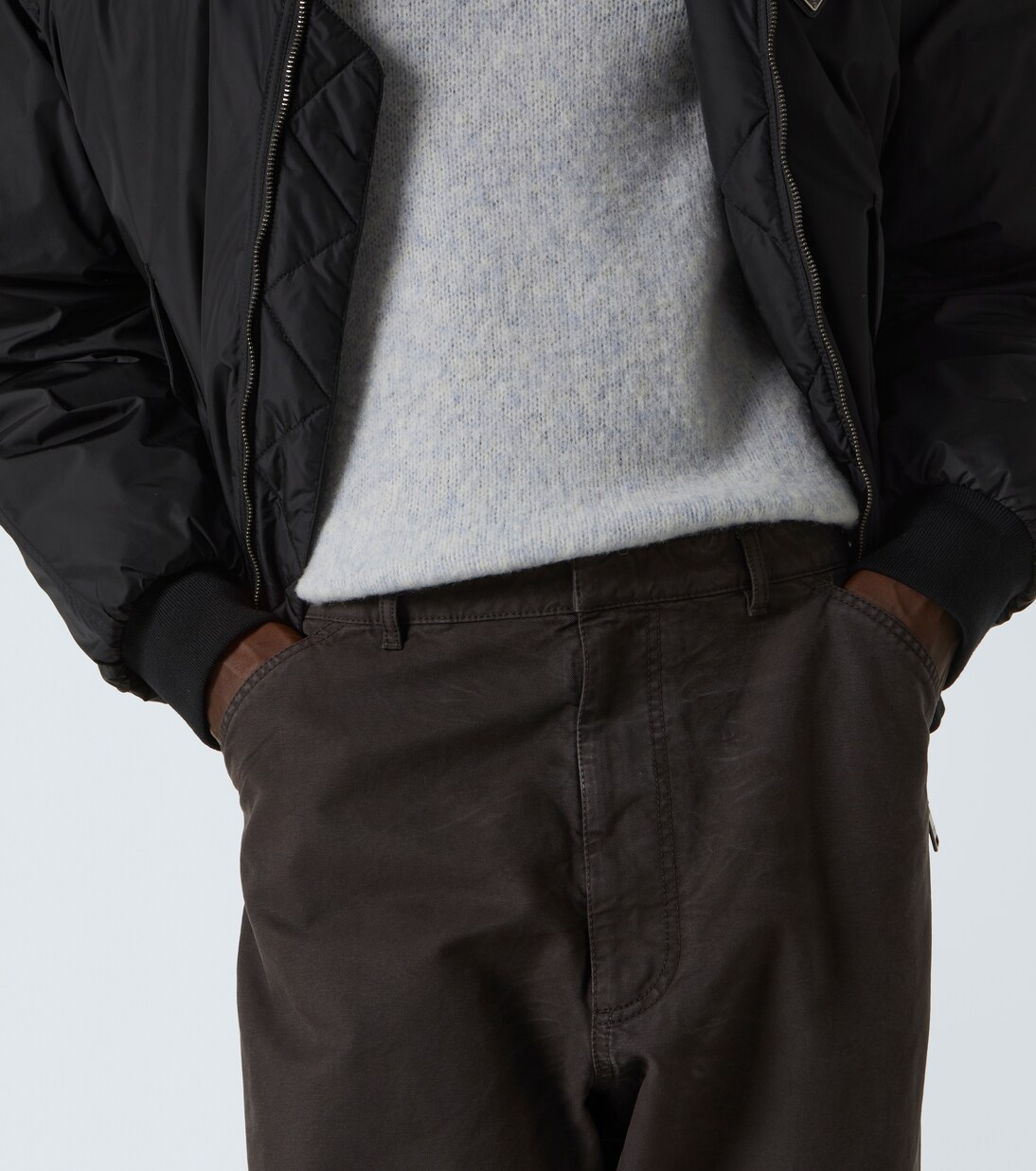 Pantalones chinos de algodón | Prada