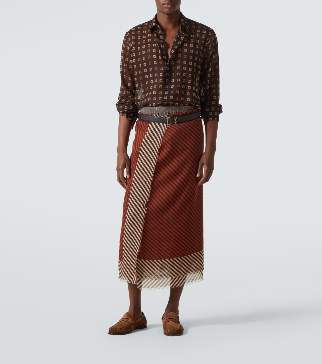 Printed wool shirt | Saint Laurent