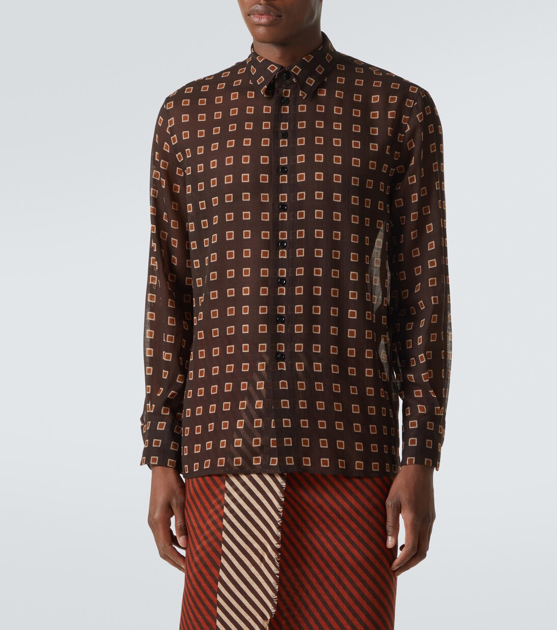 Printed wool shirt | Saint Laurent