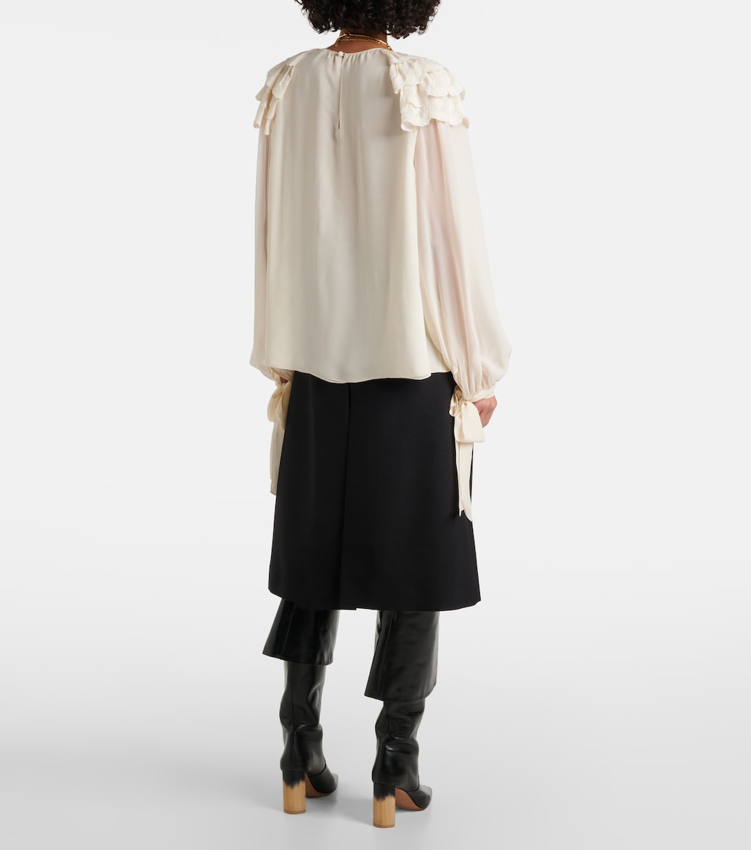 Top aus Seide | Chloé