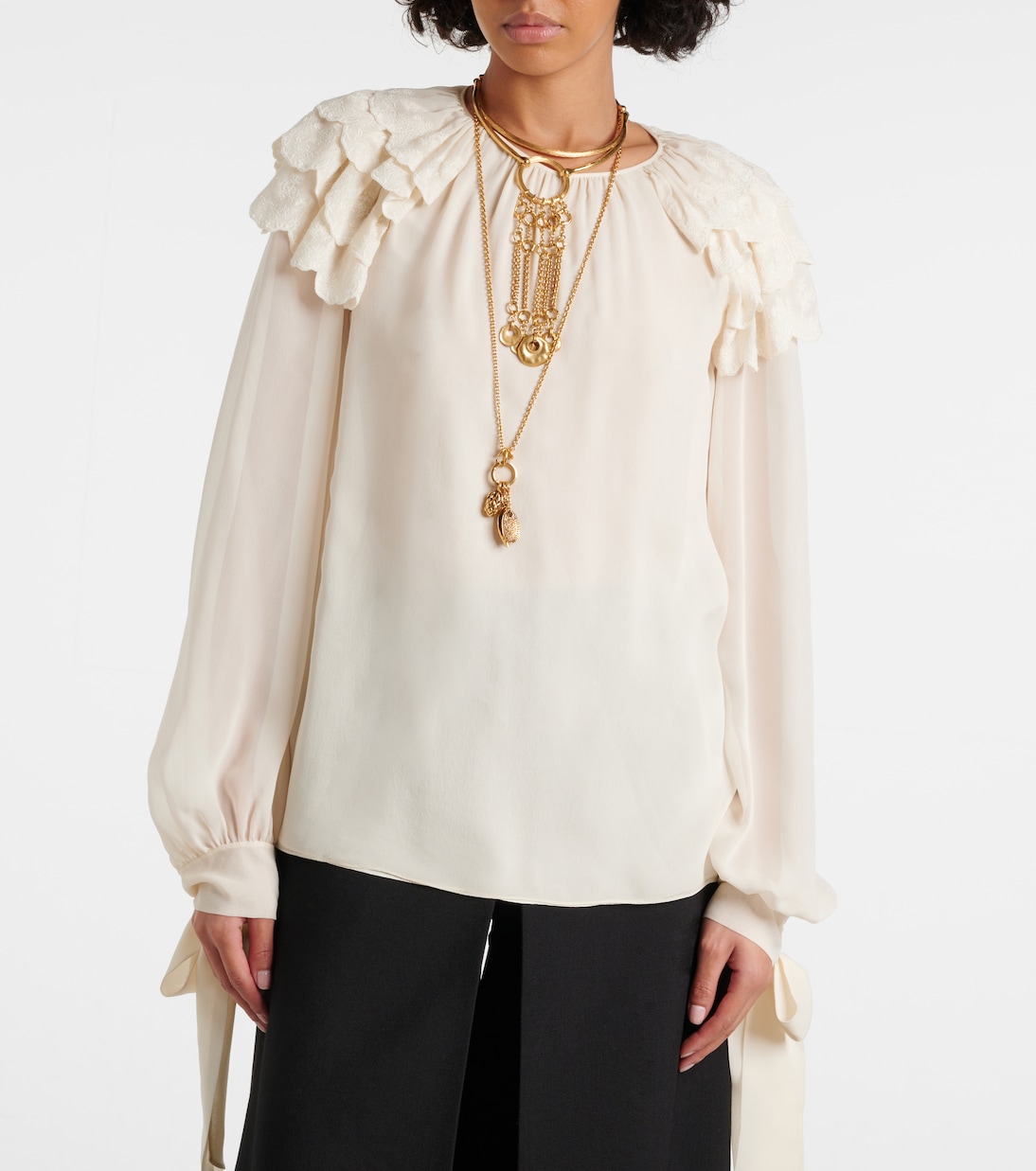 Top aus Seide | Chloé