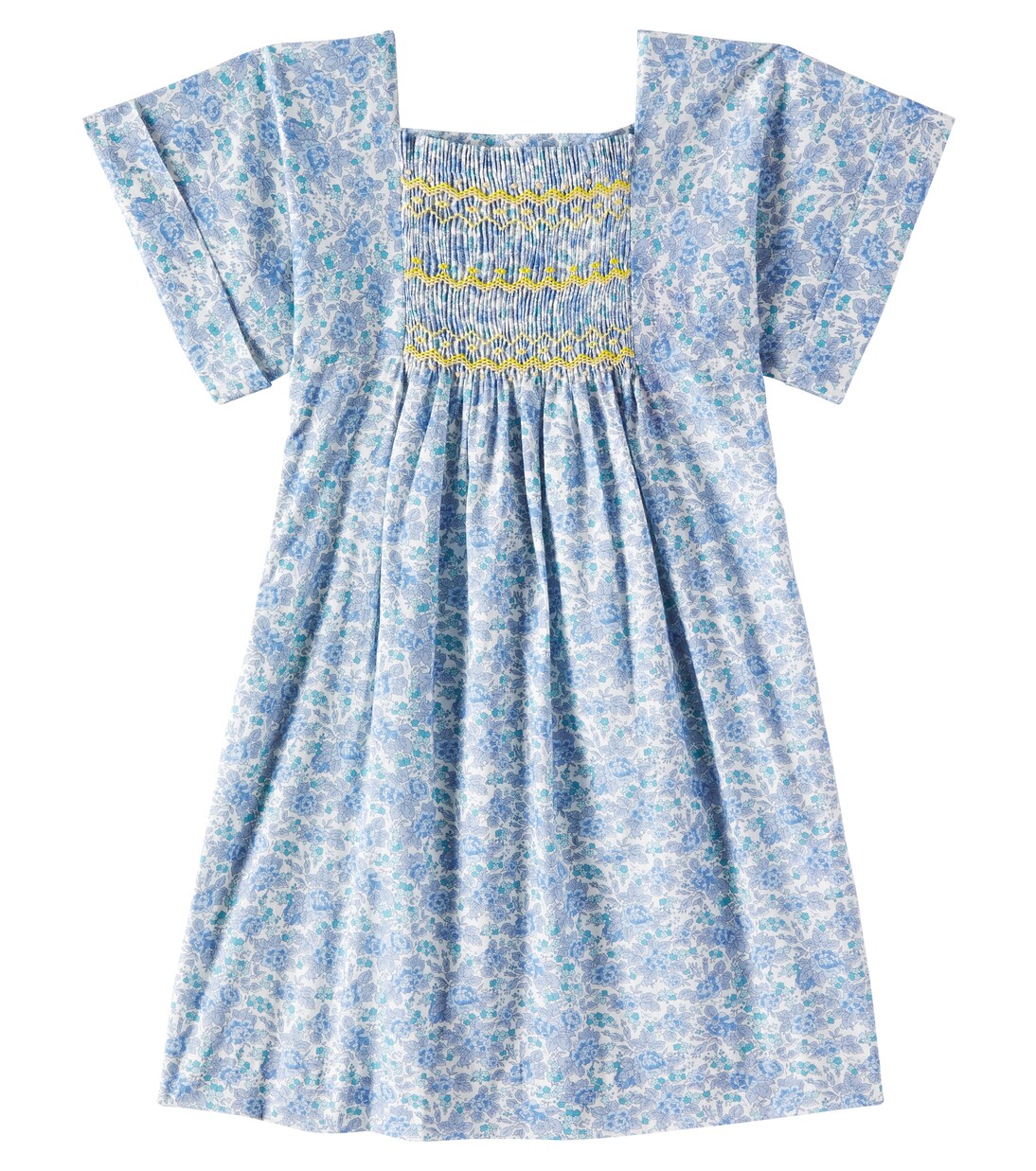 Paysanne floral smocked cotton dress | Bonpoint