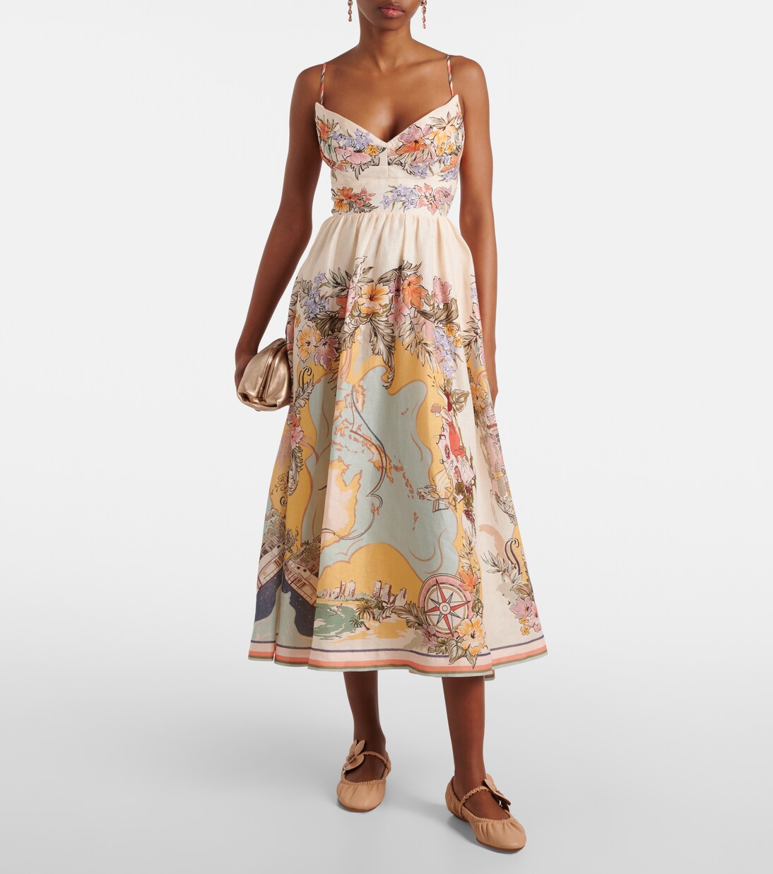 Mary-Jane-Ballerinas Orchid aus Leder | Zimmermann