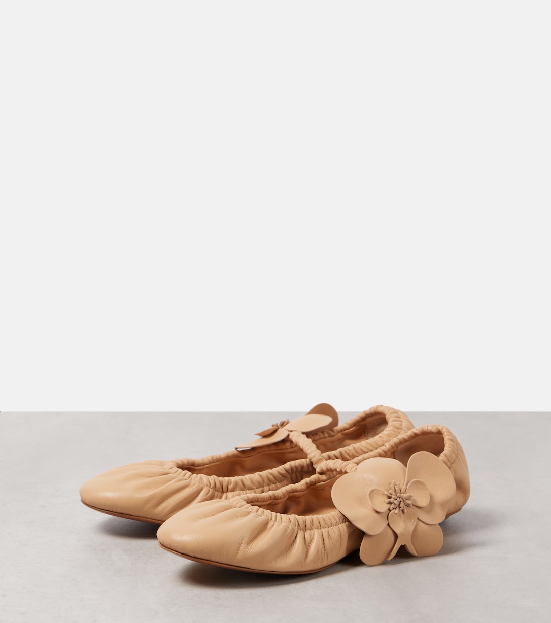 Mary-Jane-Ballerinas Orchid aus Leder | Zimmermann