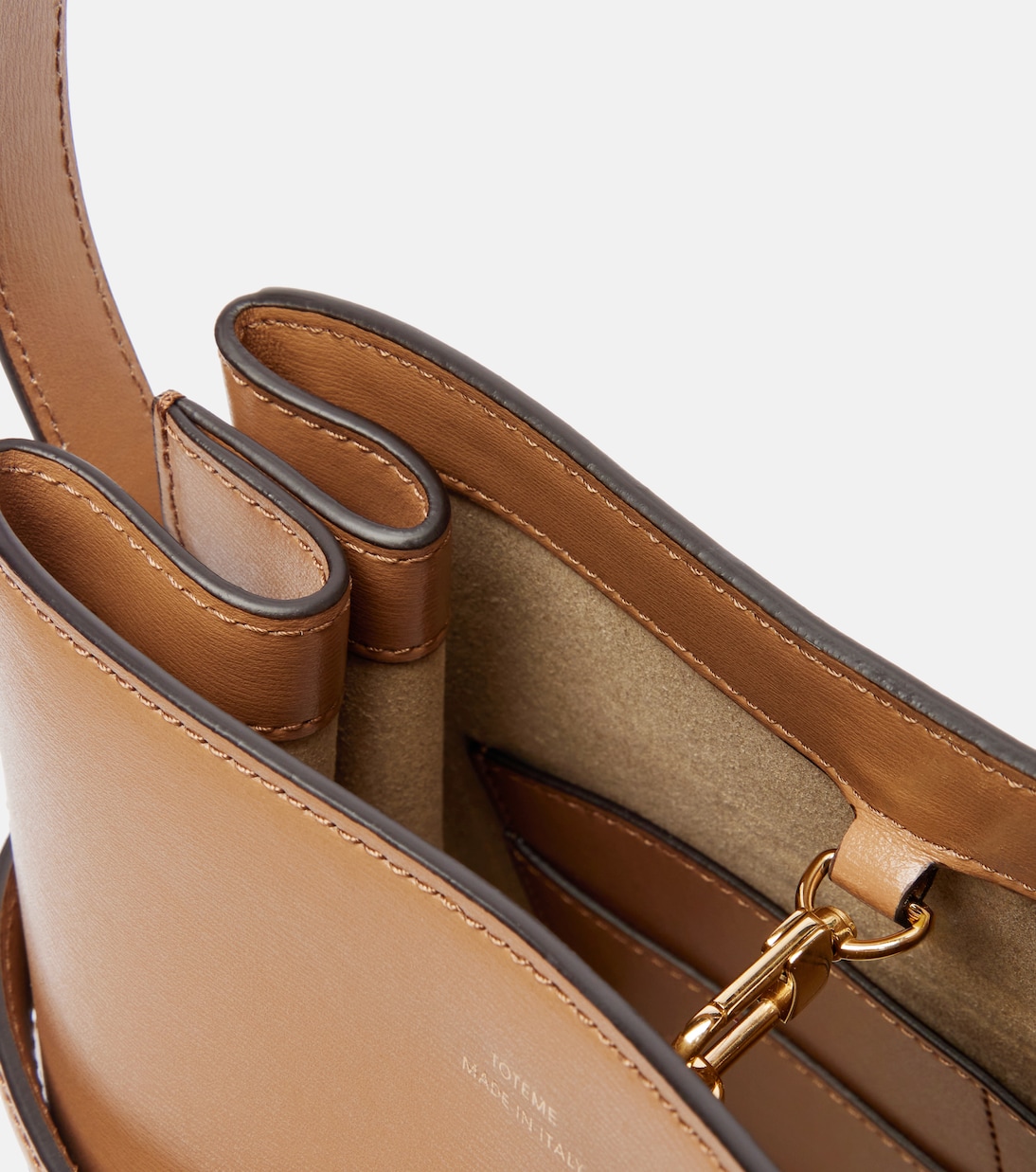 Leather bucket bag | Toteme