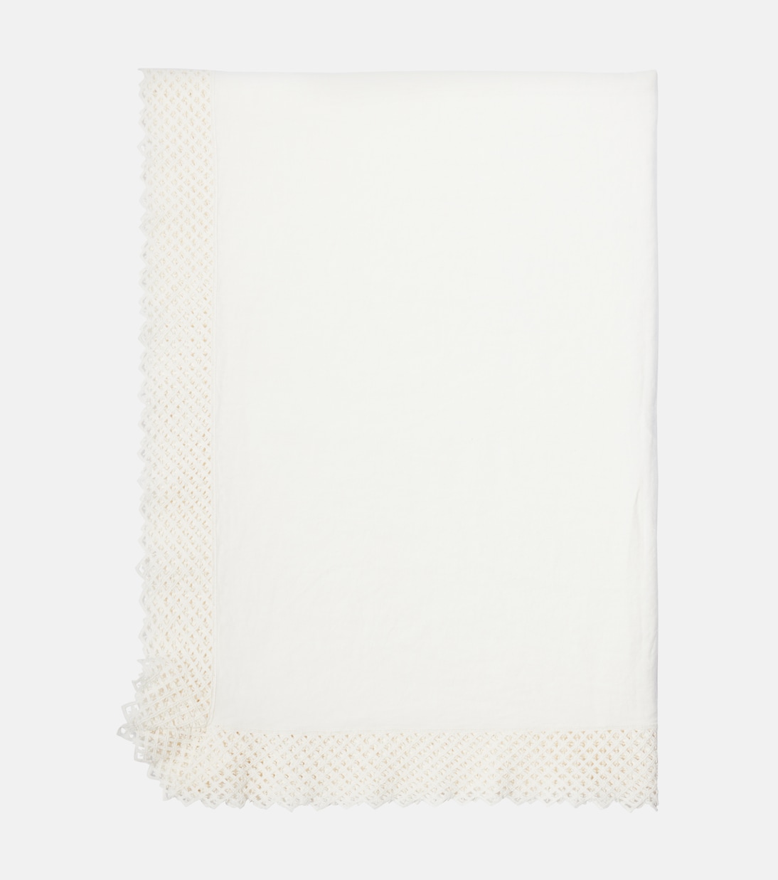 Macramé linen tablecloth | Once Milano