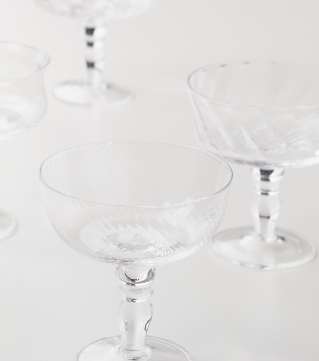 Set Diseguale aus sechs Champagnerschalen | Bitossi