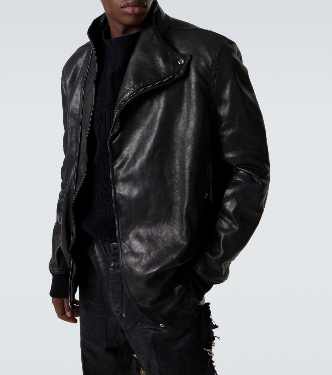 Chaqueta Hollywood Flight de piel | Rick Owens