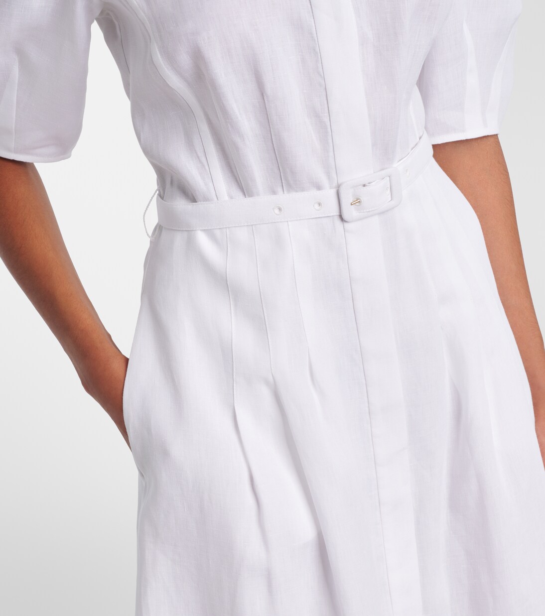 Maude belted linen shirt dress | Gabriela Hearst