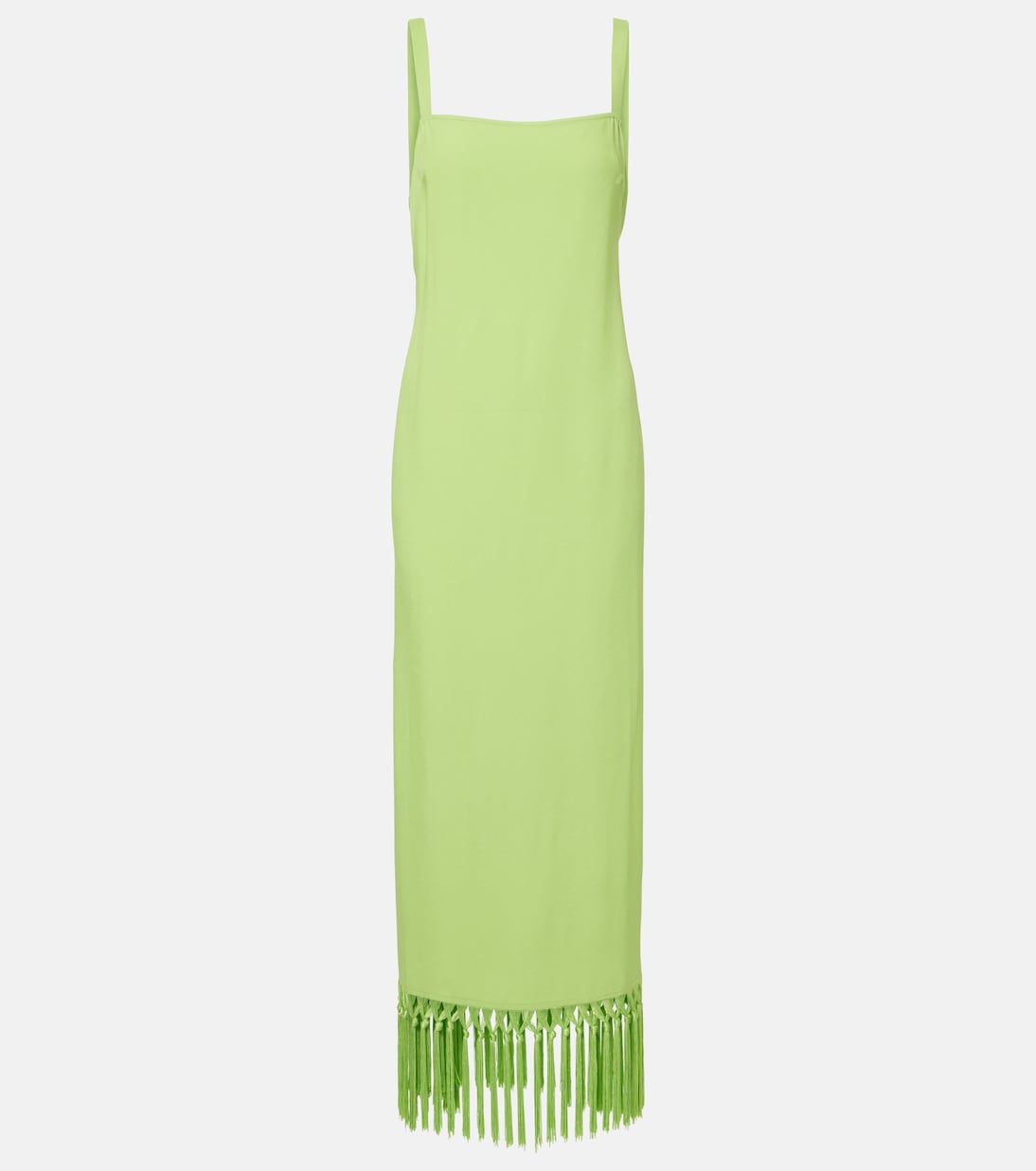 Palermo fringed crêpe maxi dress | Taller Marmo