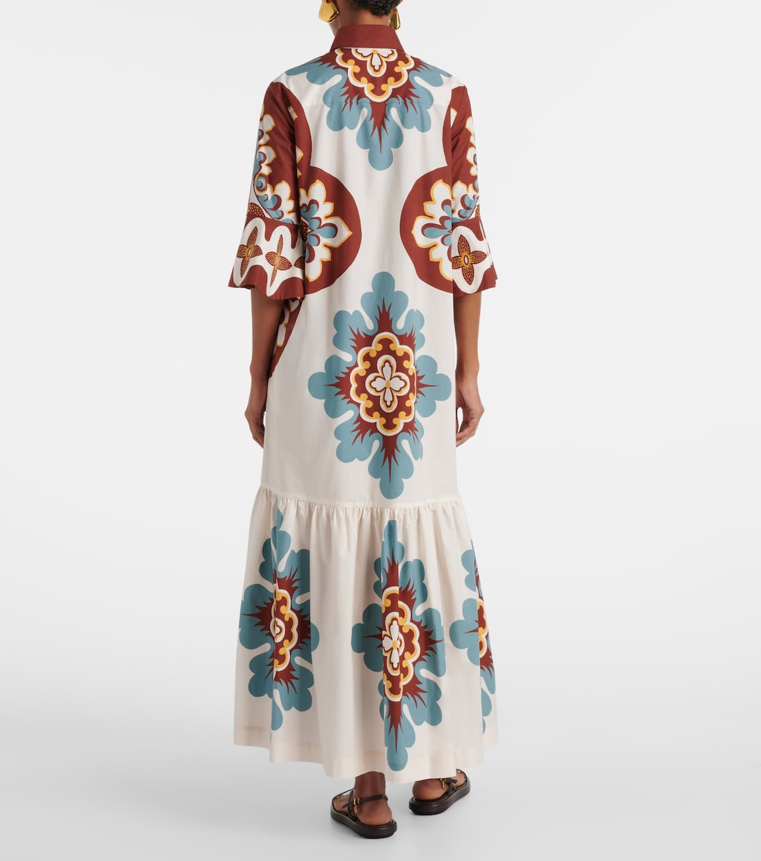 Artemis printed cotton shirtdress | La DoubleJ