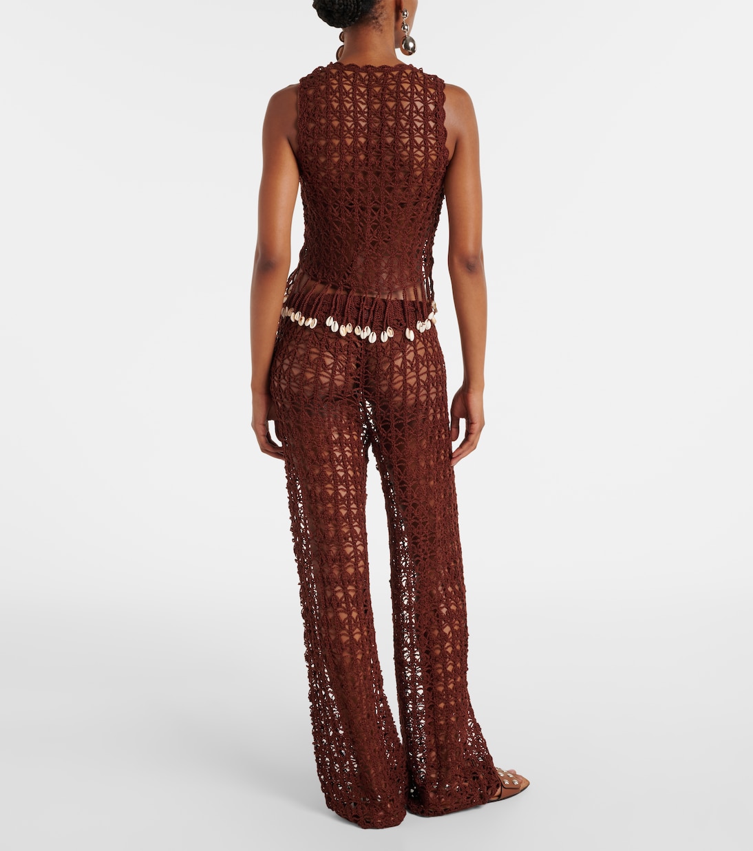 Cropped-Top aus Häkelstrick | Anna Kosturova