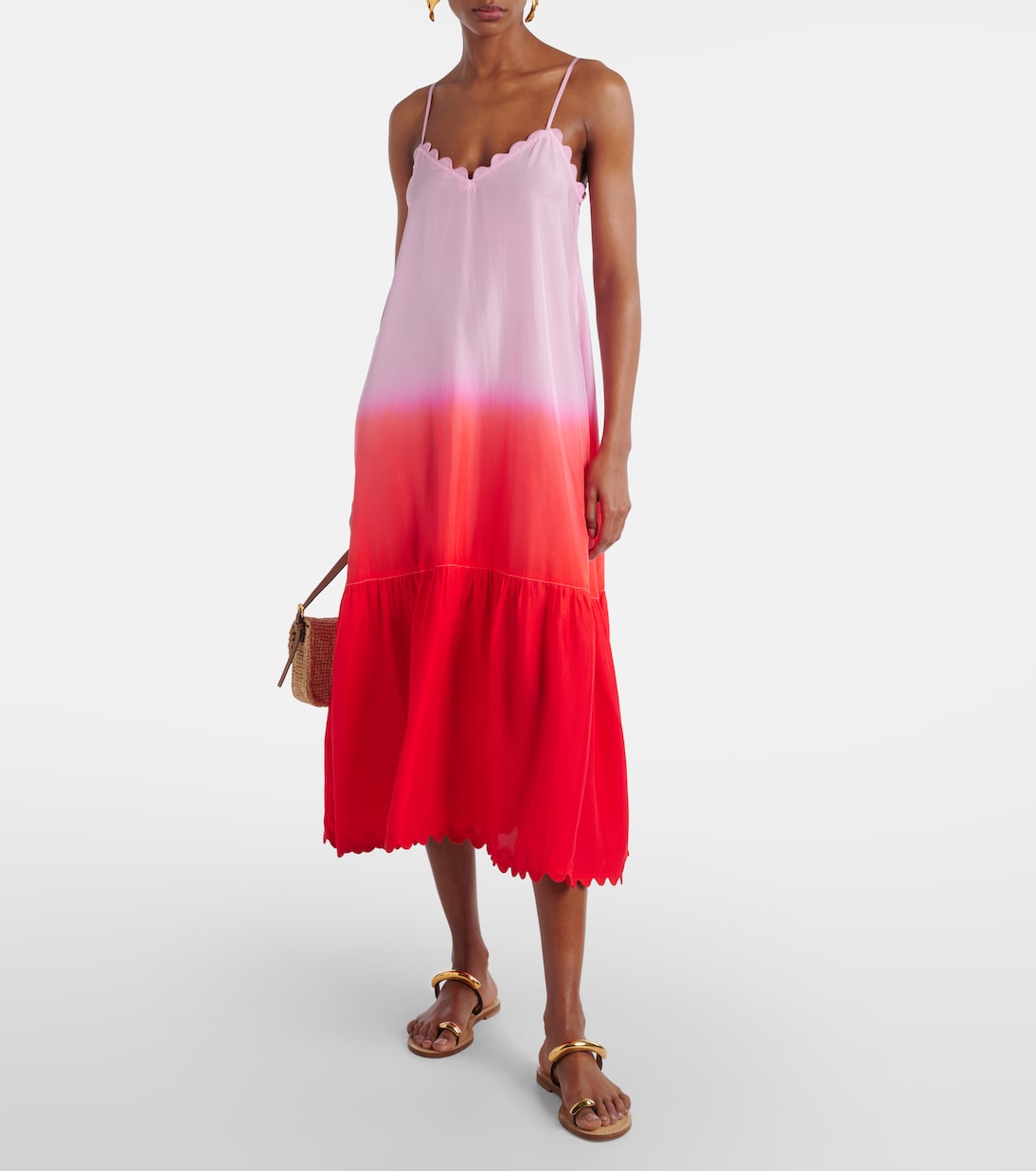 Robe midi en soie | Juliet Dunn