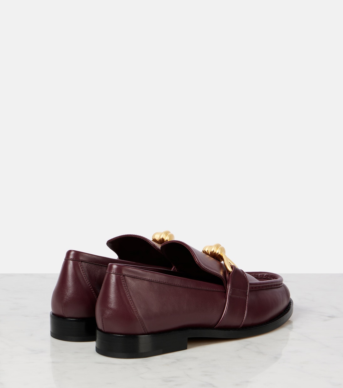 Mocassins Astaire Knot en cuir | Bottega Veneta