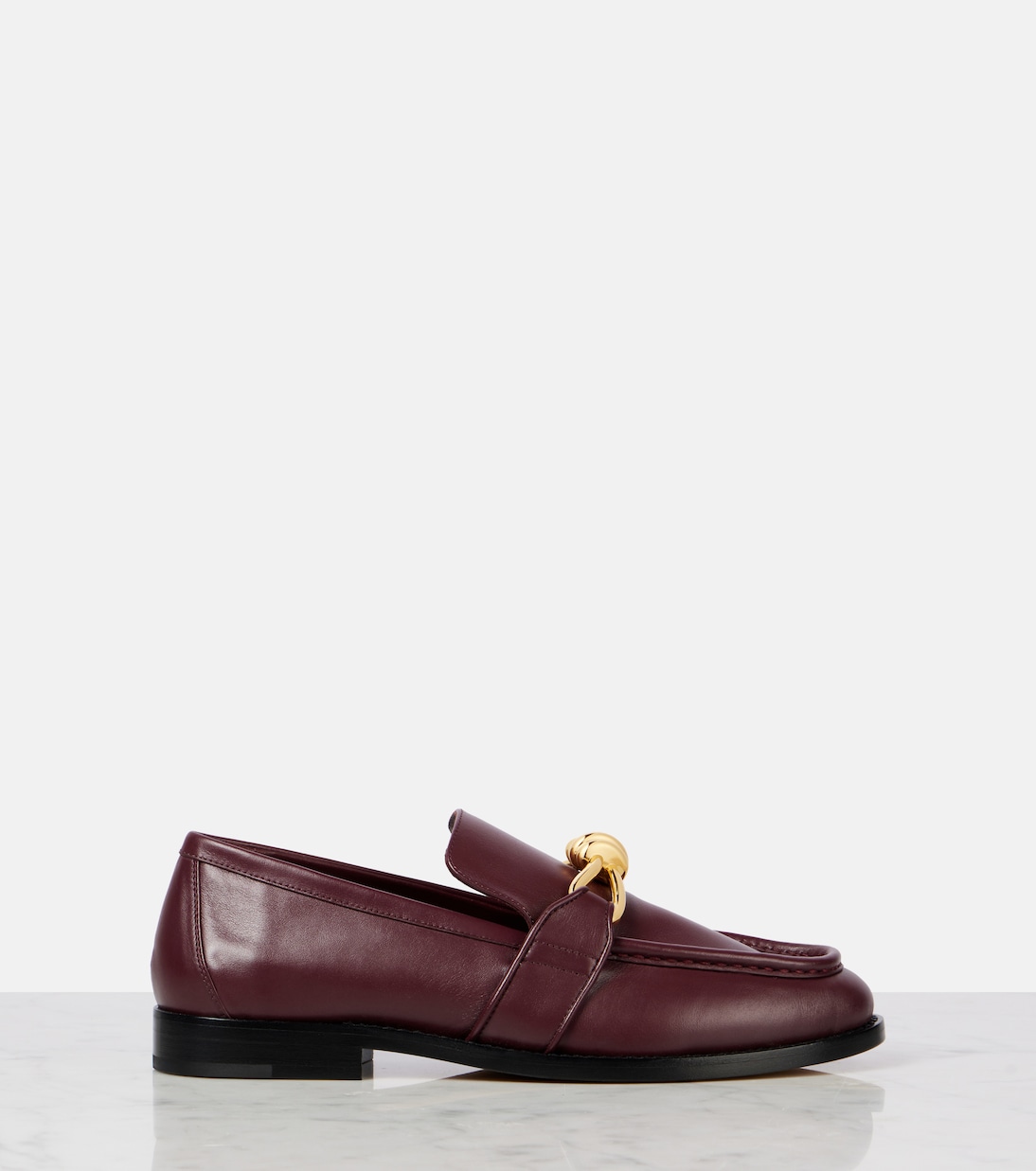 Mocassins Astaire Knot en cuir | Bottega Veneta