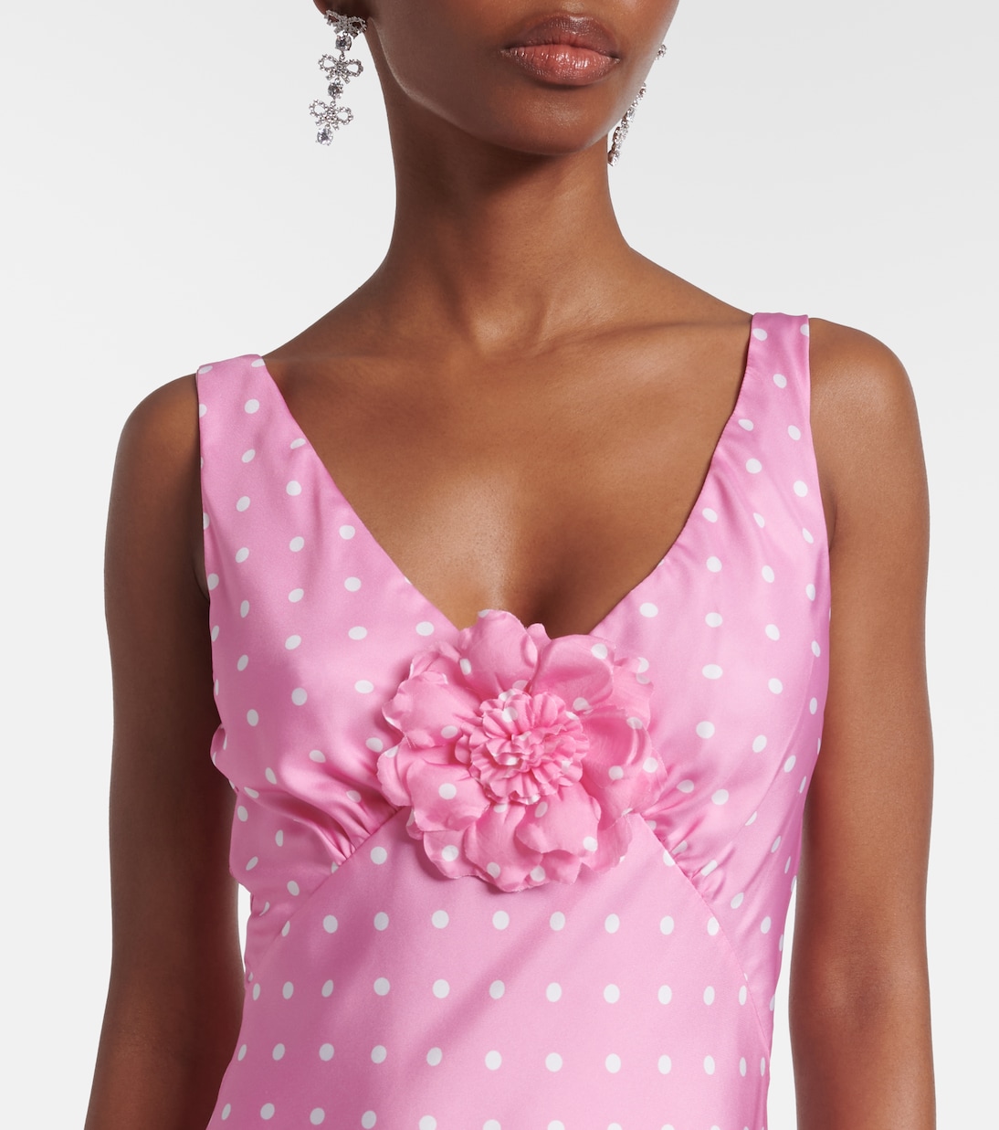 Robe longue en sergé de soie | Rodarte