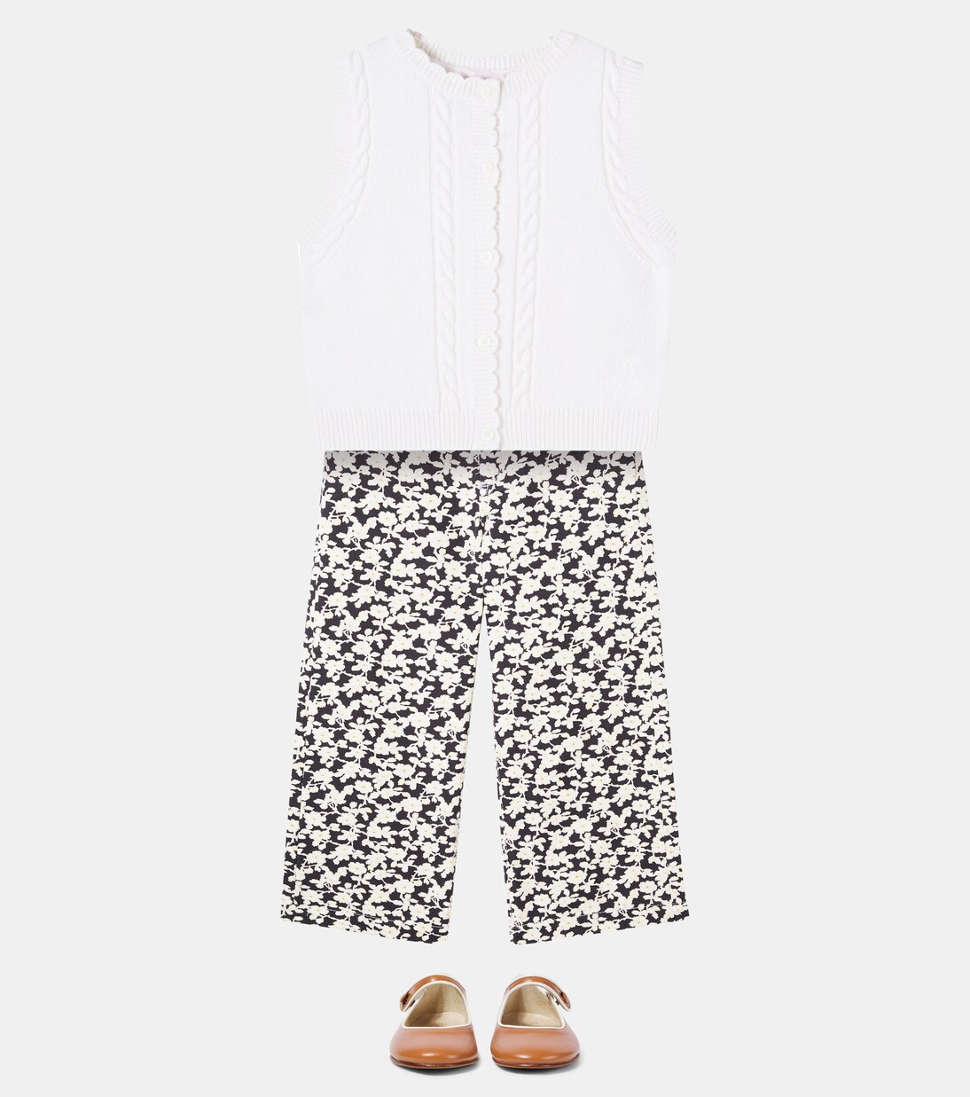 Jobolene sweater vest | Bonpoint