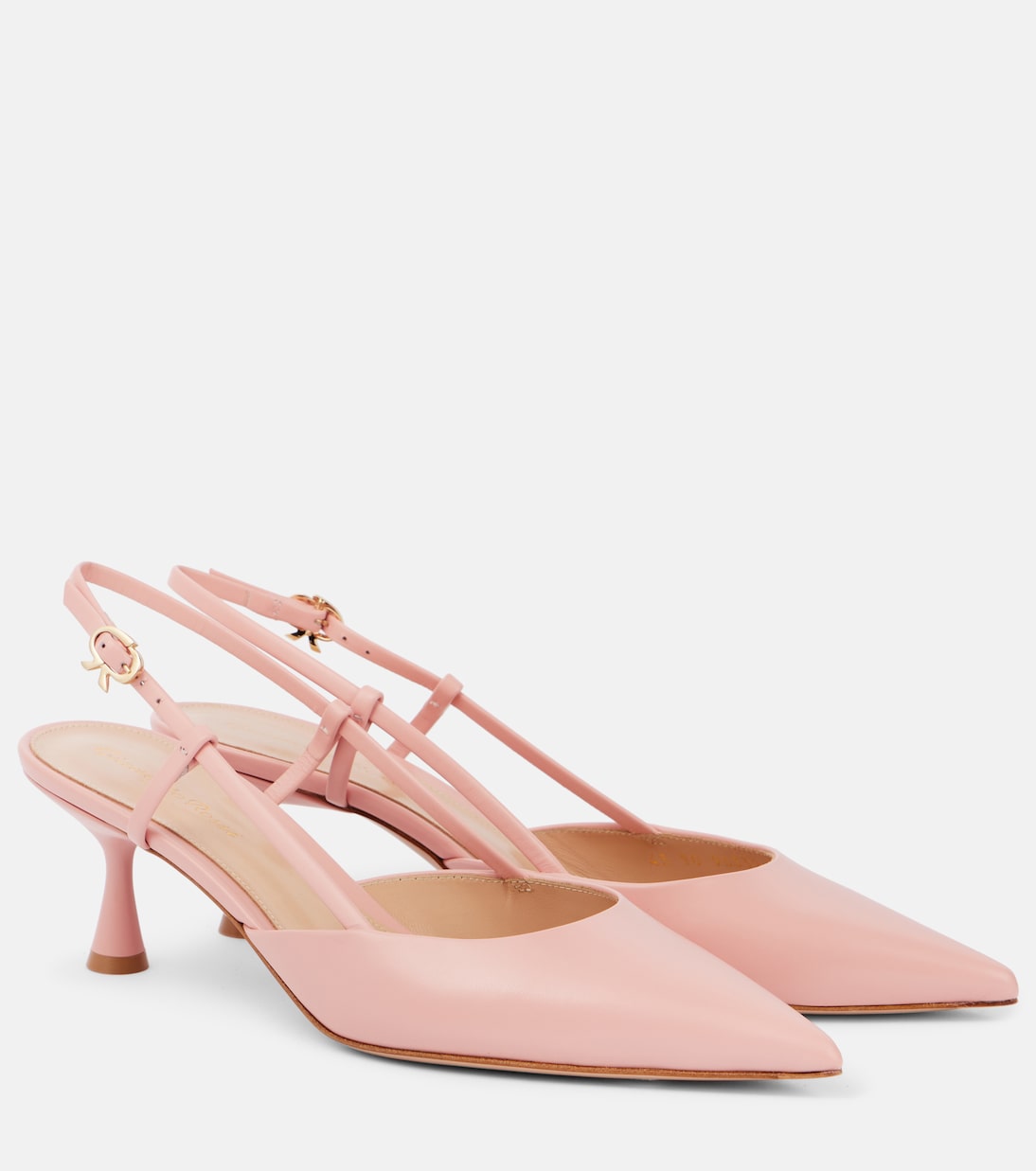 Ascent 55 leather slingback pumps | Gianvito Rossi
