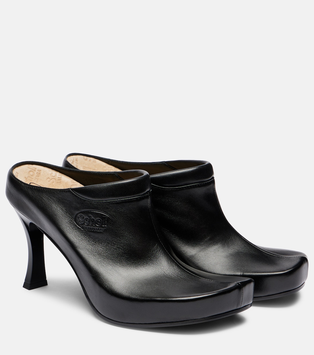 x Scholl - Mules 80 in pelle | Balenciaga