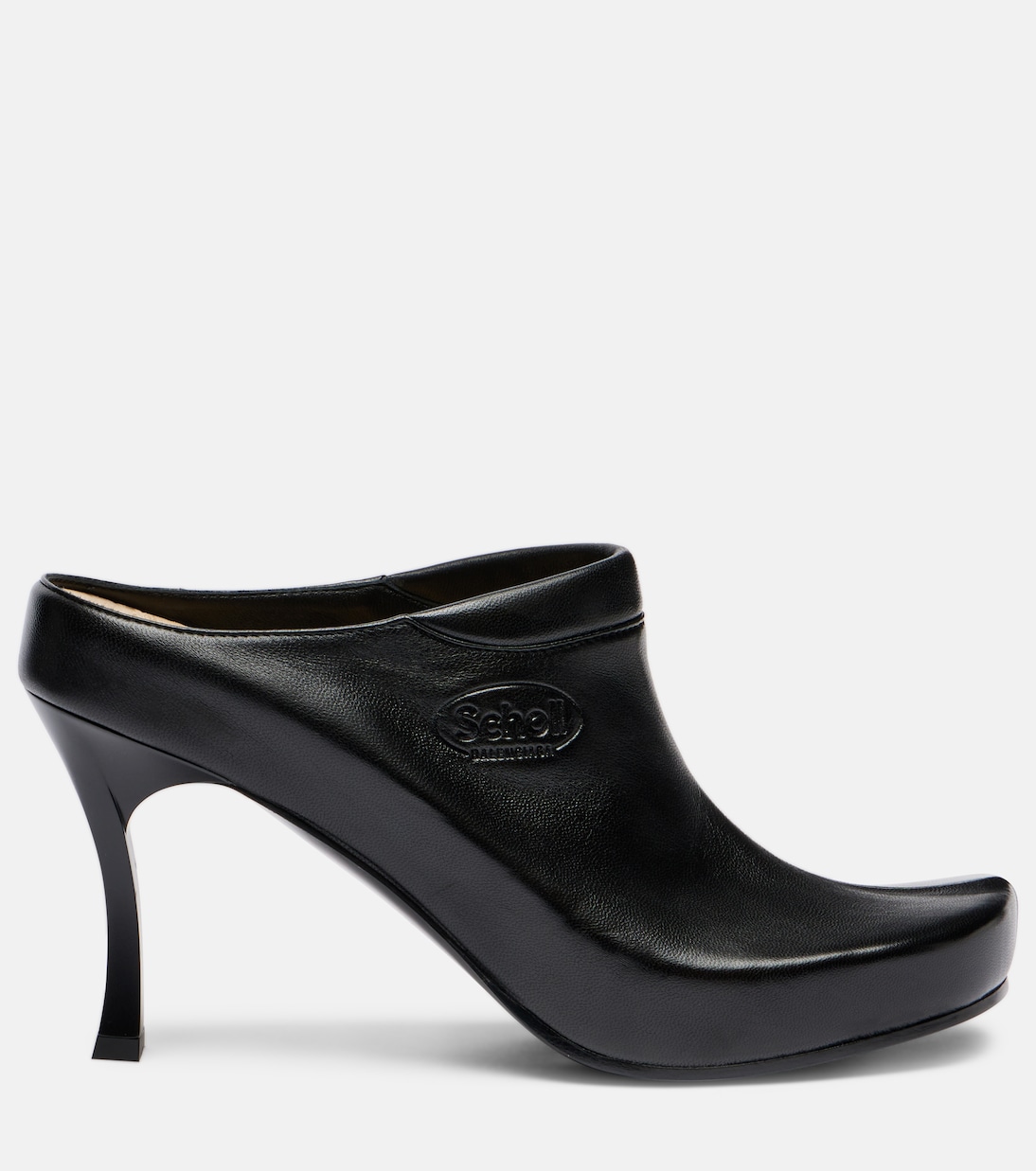 x Scholl - Mules 80 in pelle | Balenciaga