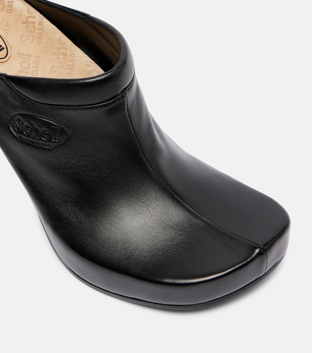 x Scholl - Mules 80 in pelle | Balenciaga