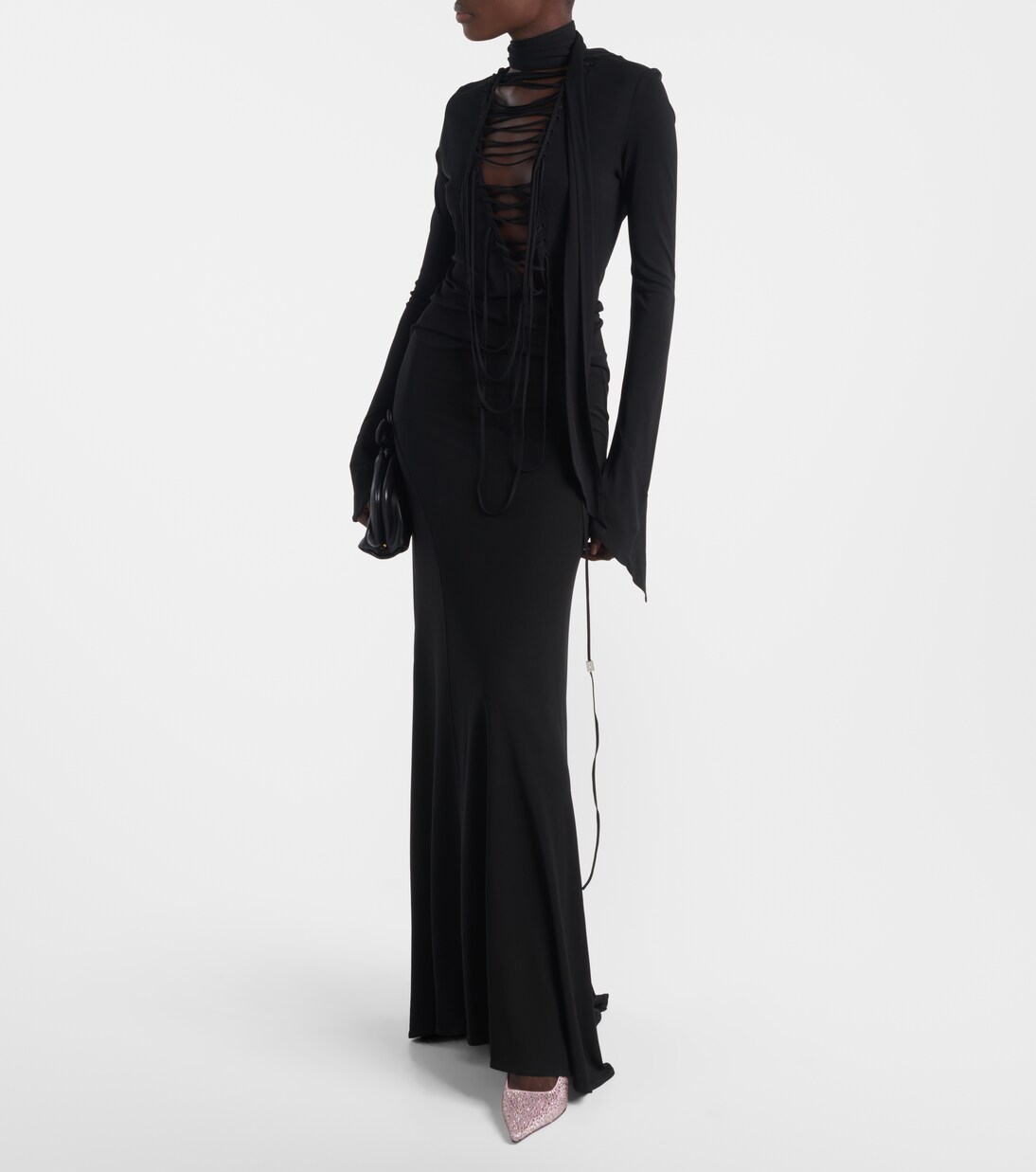 Ixia 95 embellished satin pumps | Jimmy Choo