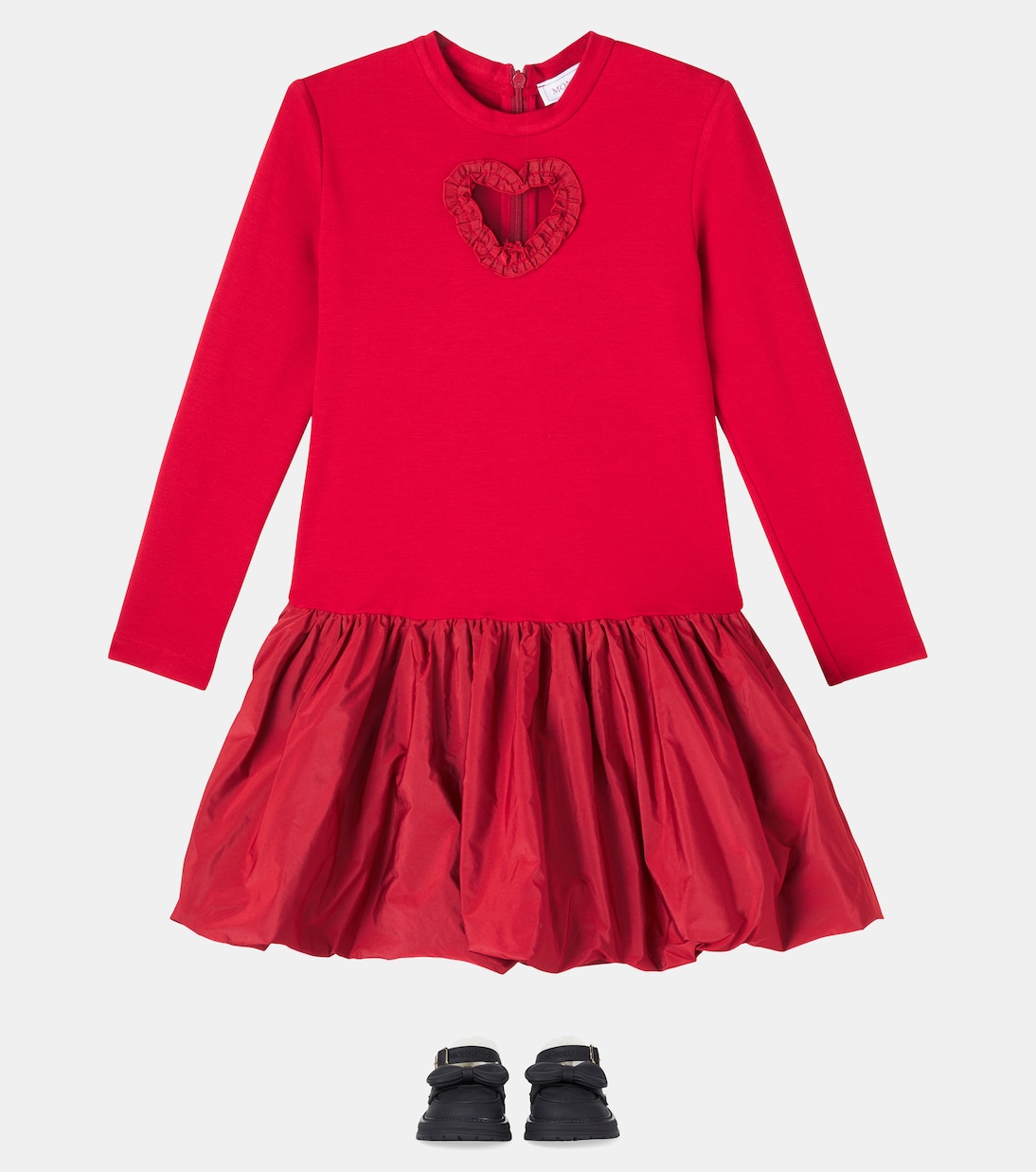 Abito con cut-out e volant | Monnalisa