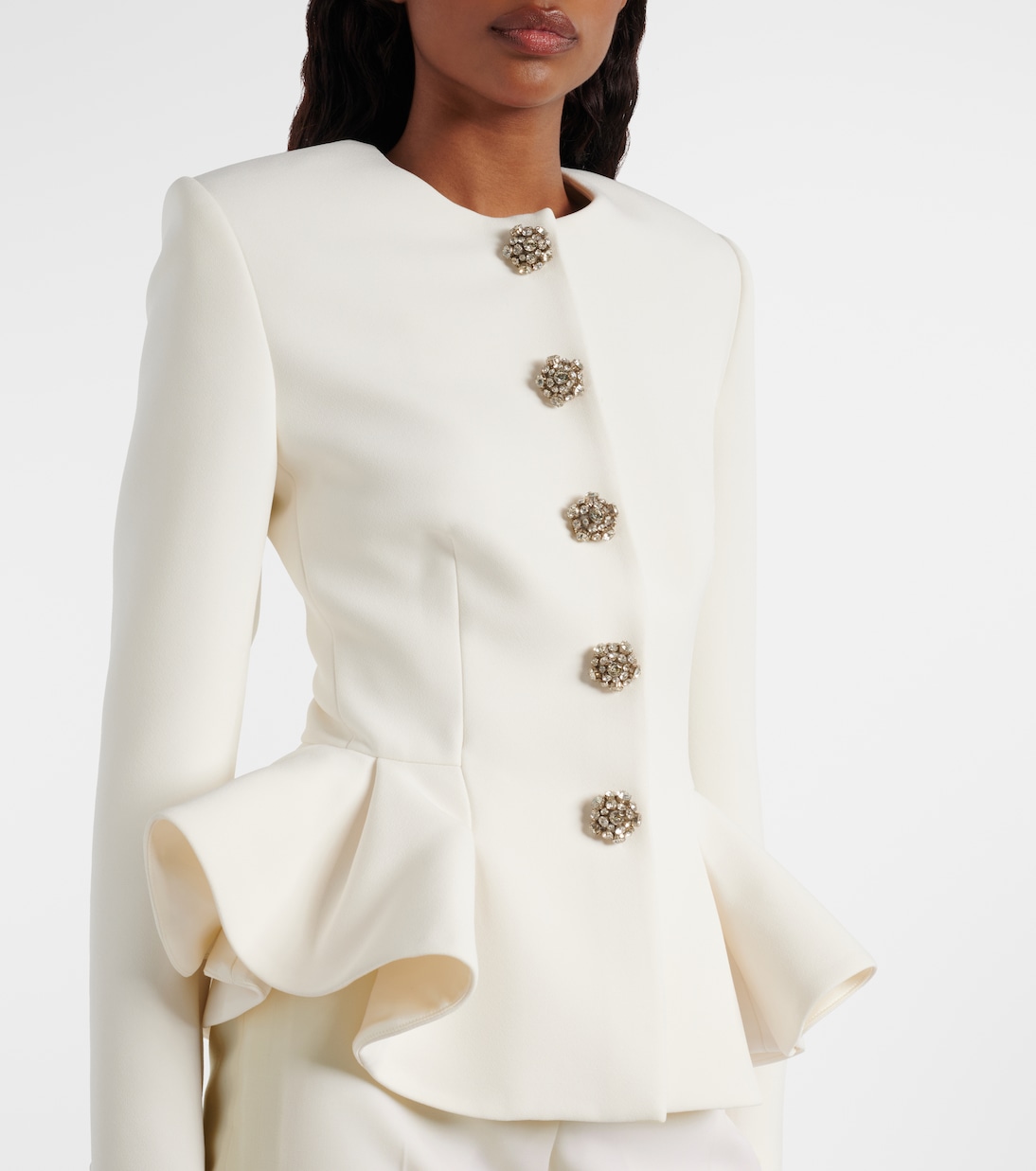 Jacke Tomomi mit Kristallen | Safiyaa