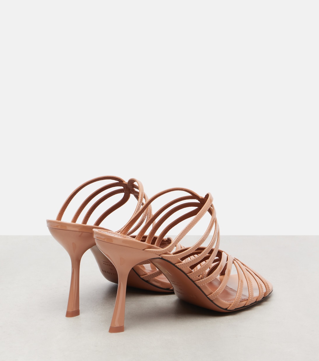 Mules Aura 85 en cuir verni | Zimmermann