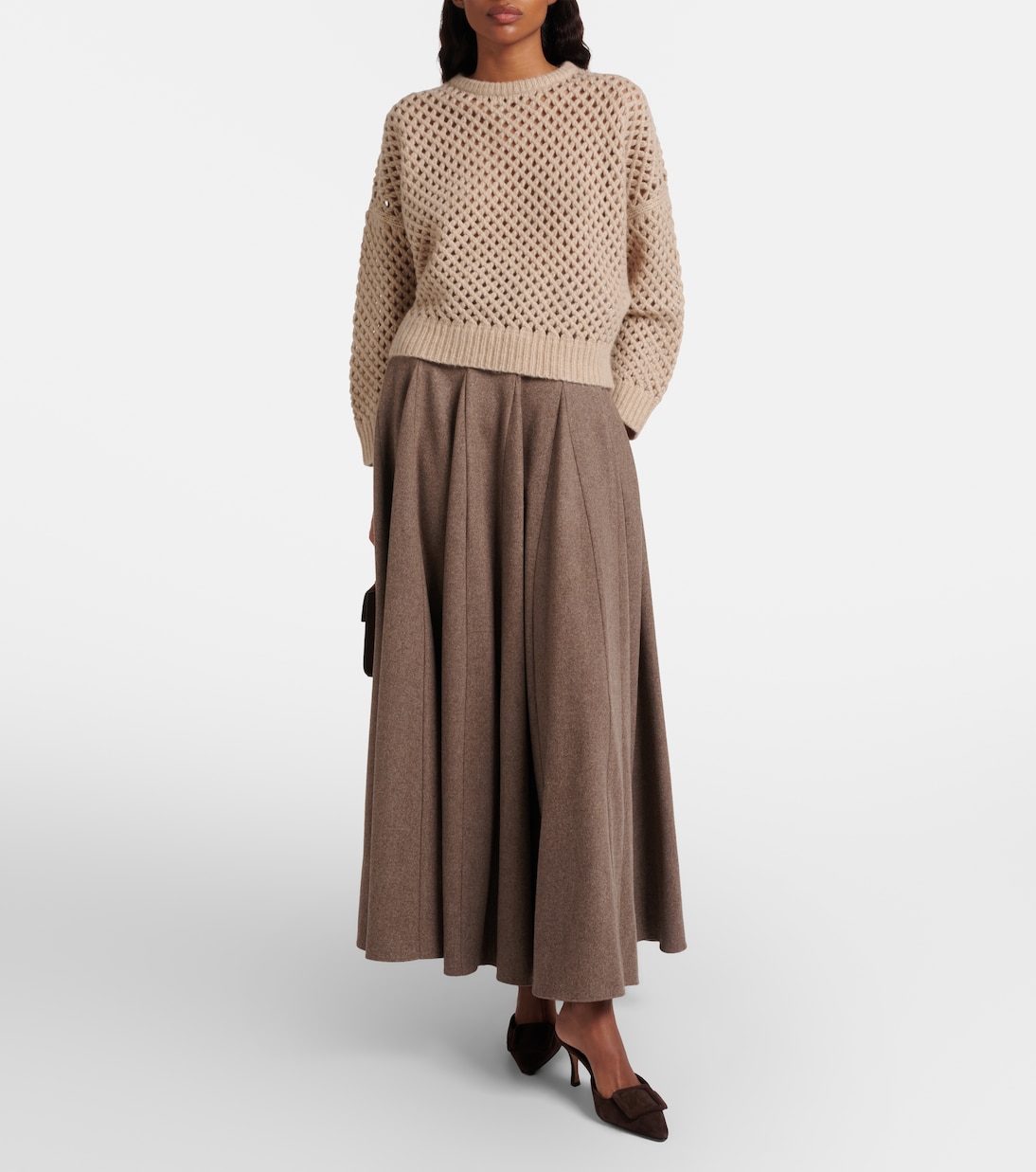 Essen open-knit cashmere and silk sweater | Max Mara