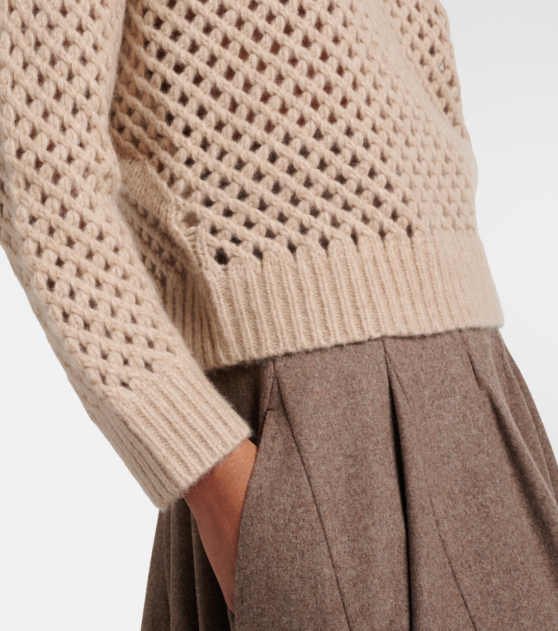 Essen open-knit cashmere and silk sweater | Max Mara