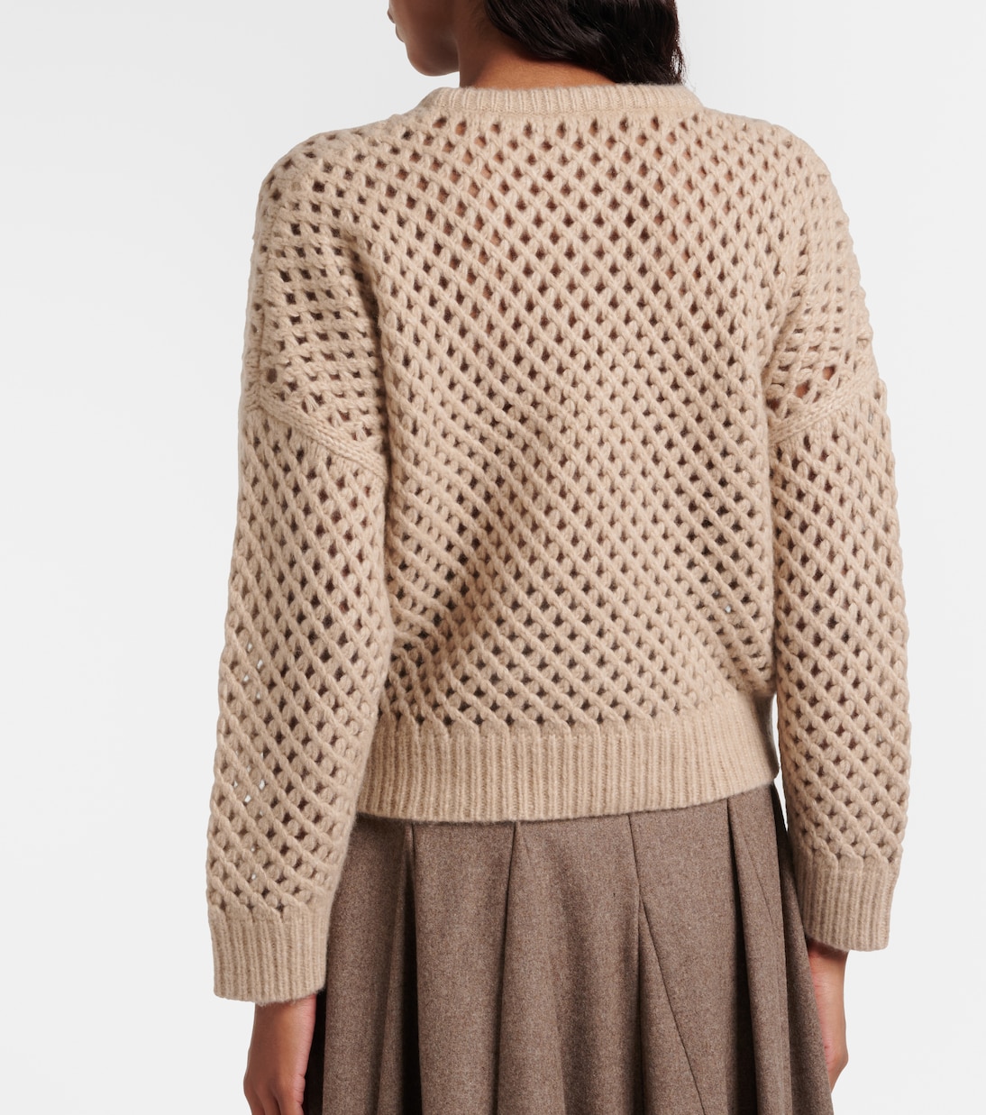 Essen open-knit cashmere and silk sweater | Max Mara