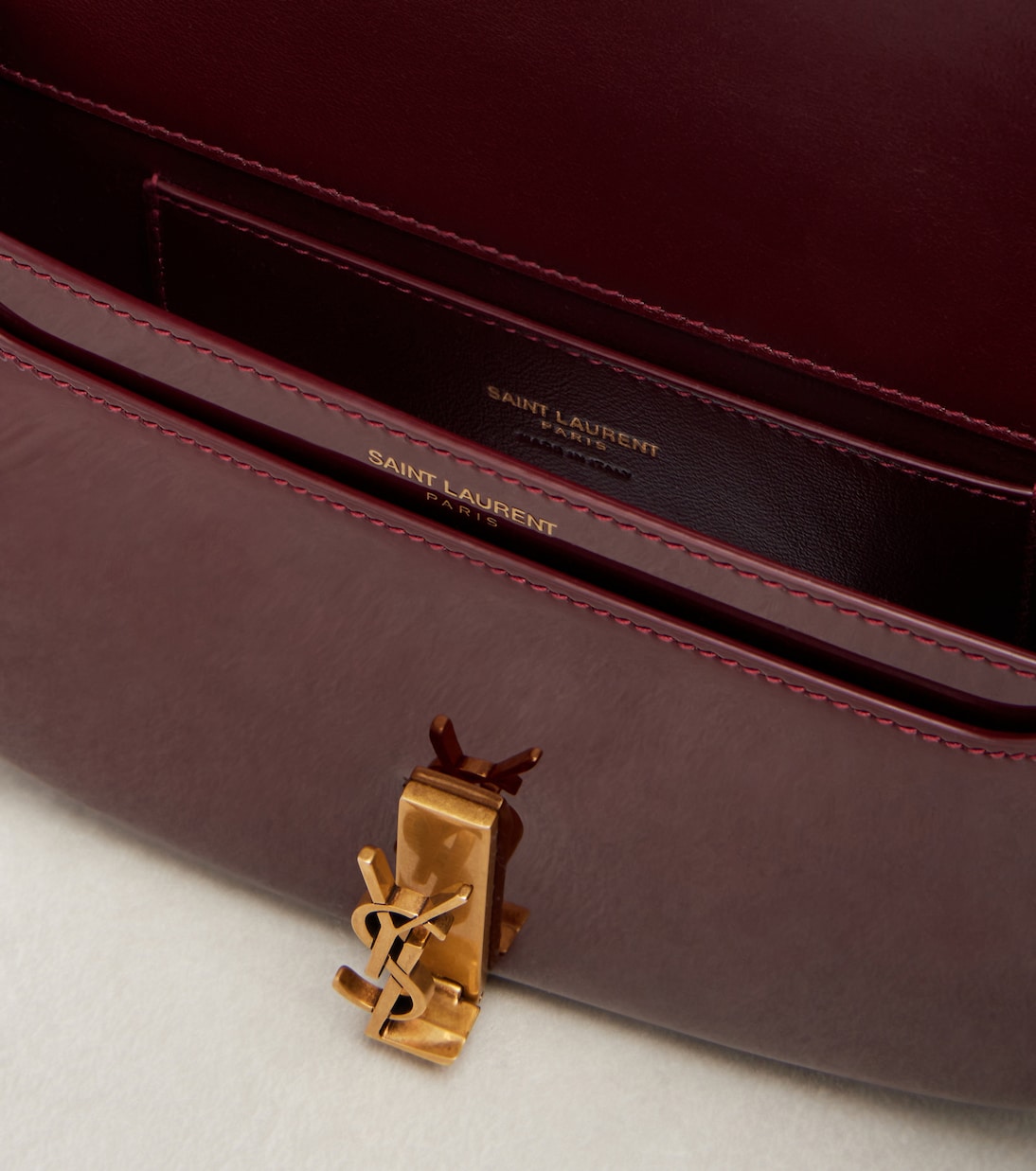 Sac Voltaire Mini en cuir verni | Saint Laurent