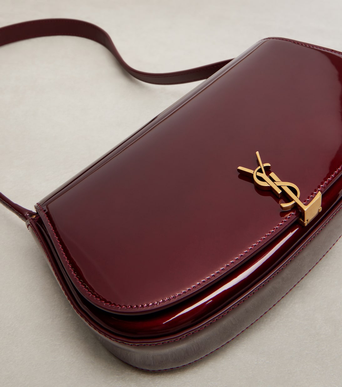 Sac Voltaire Mini en cuir verni | Saint Laurent