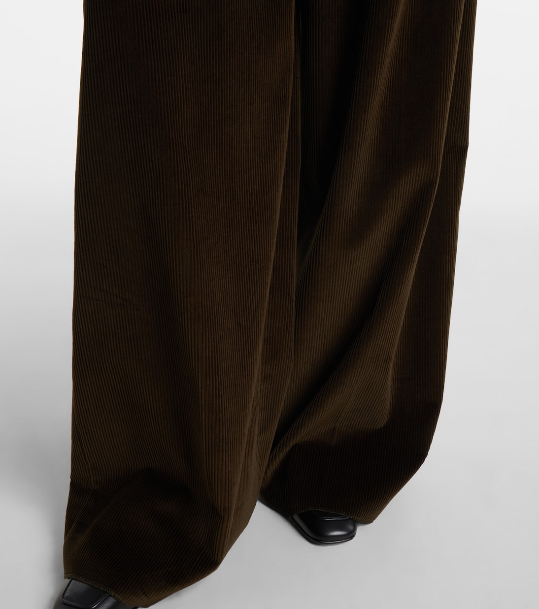 Weite High-Rise-Hose aus Baumwoll-Cord | Max Mara