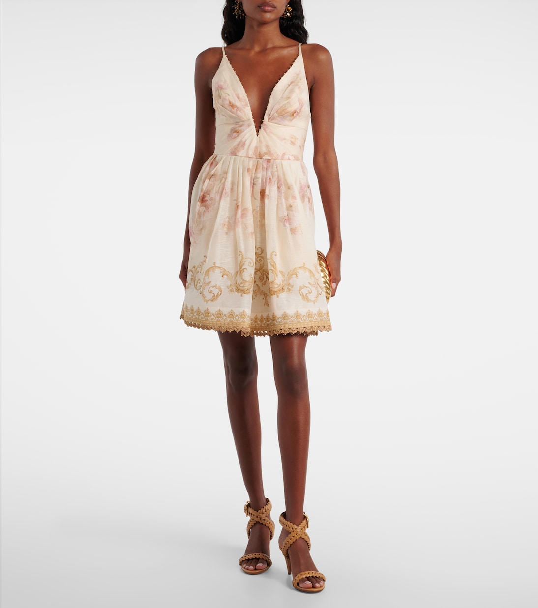 Helix 75 braided leather sandals | Zimmermann