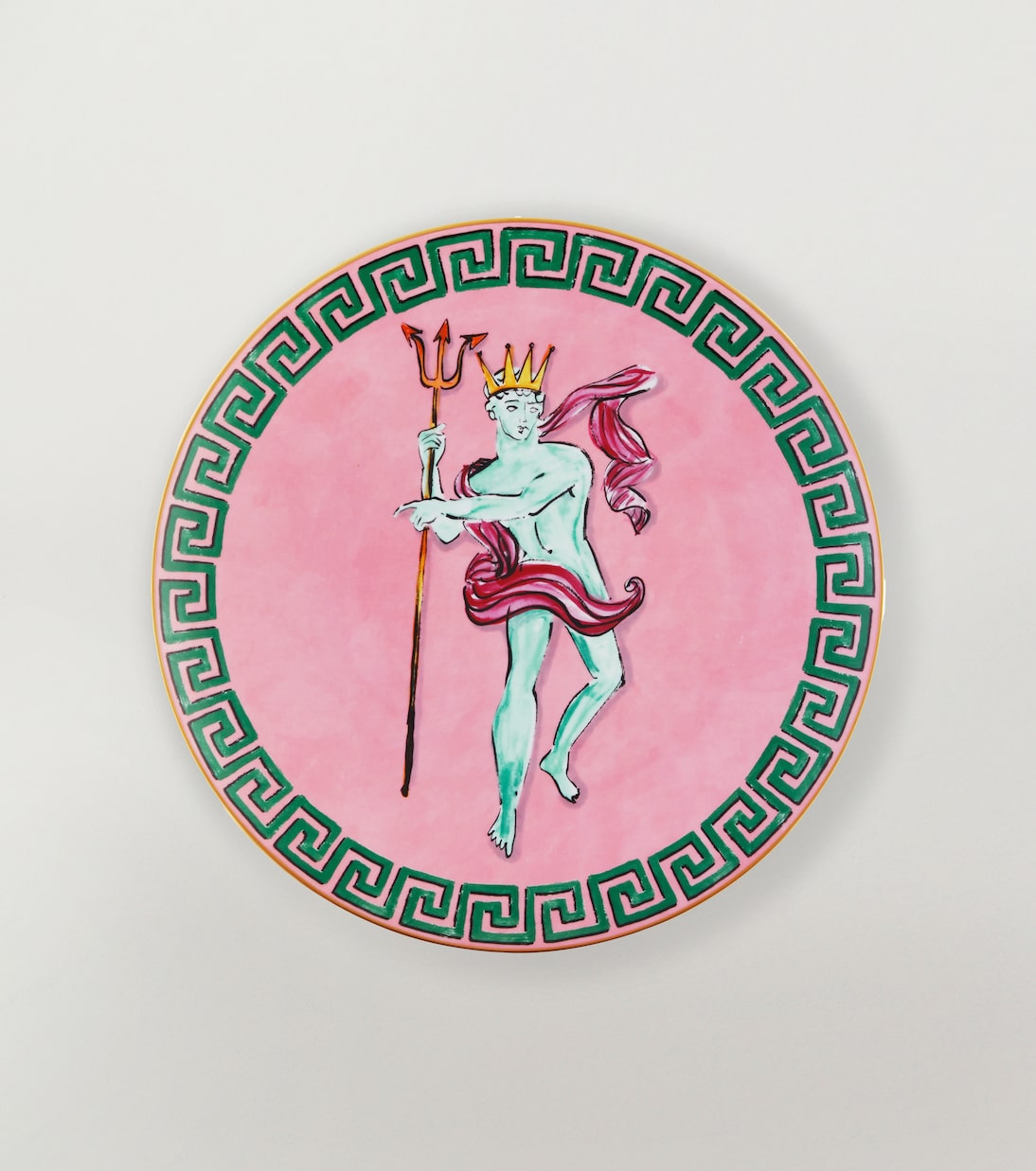 Il Viaggio di Nettuno charger plate by Luke Edward Hall | Ginori 1735