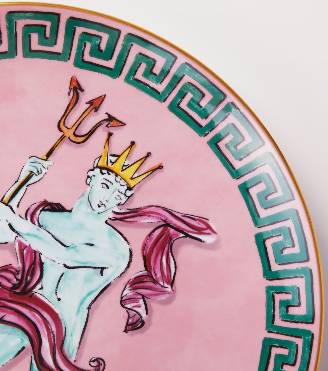 Il Viaggio di Nettuno charger plate by Luke Edward Hall | Ginori 1735