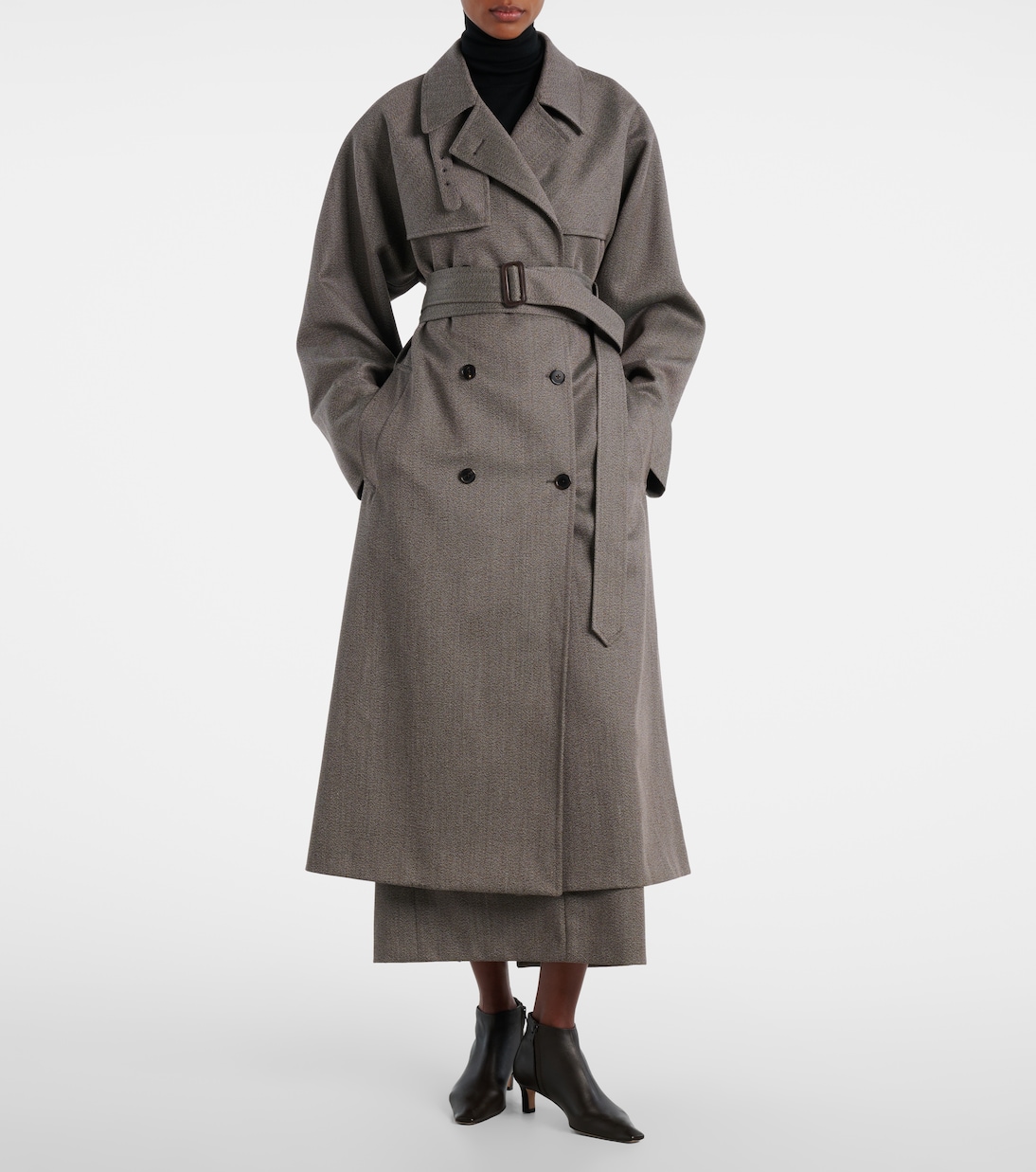 Ankle Boots Carla 45 aus Leder | The Row